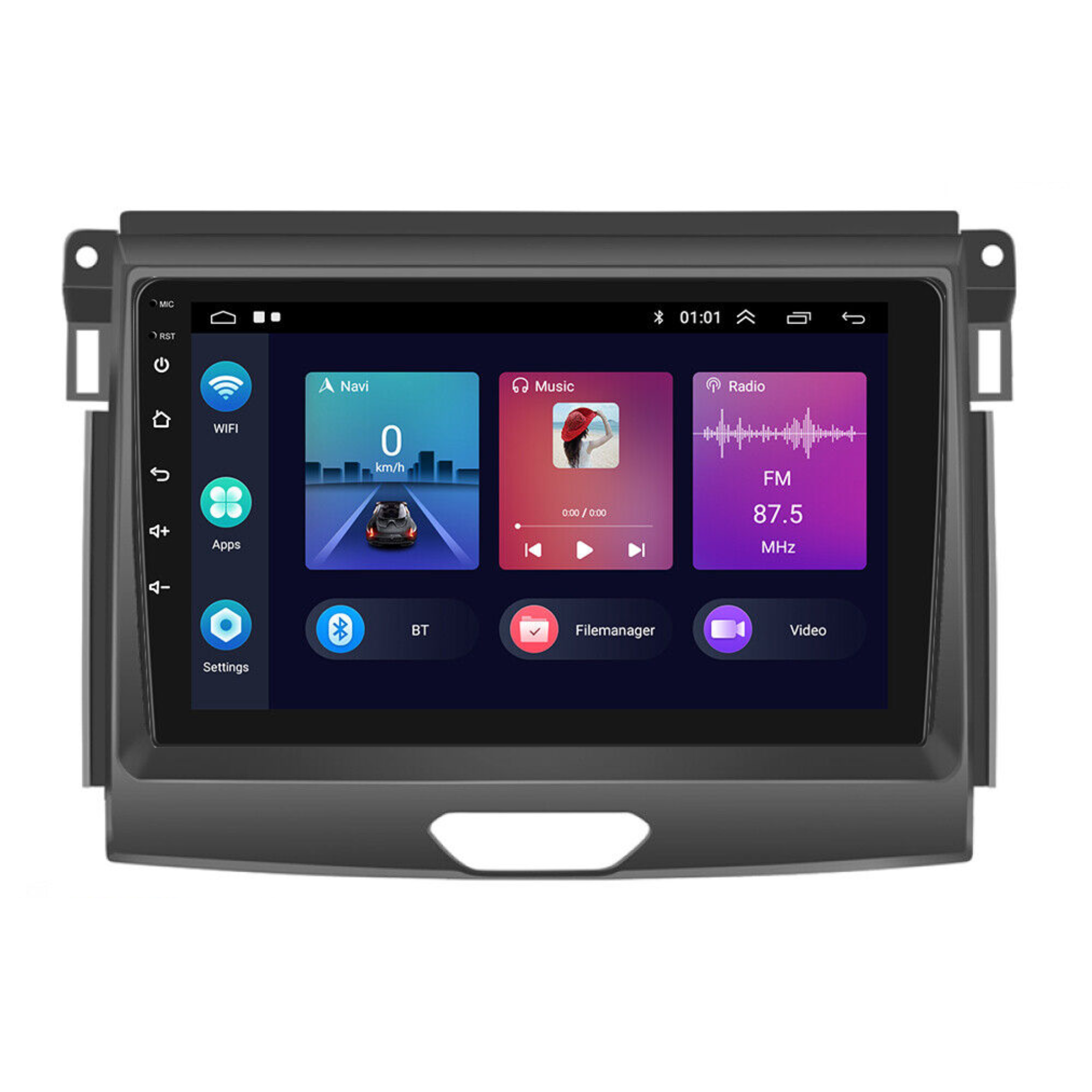 Ford Ranger PX2 2015-2019  | Apple CarPlay & Android Auto Head Unit Upgrade Kit