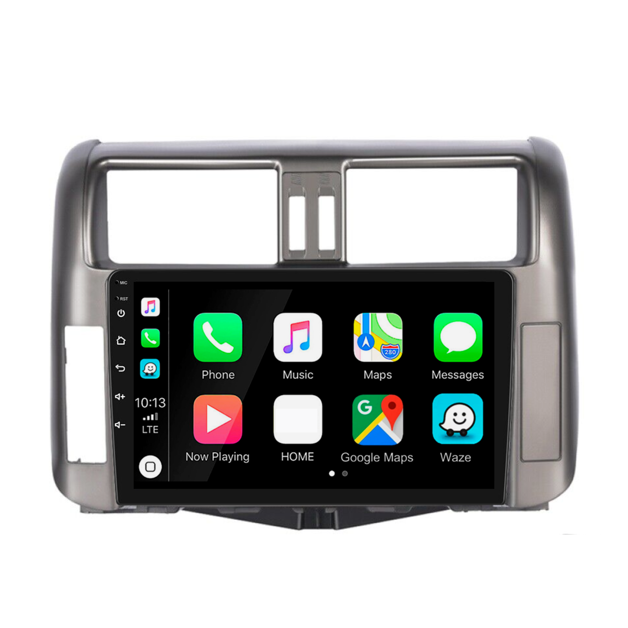Toyota Prado 150 Series 2009-2013 Apple CarPlay and Android Auto Plug and Plug Head Unit Upgrade Kit