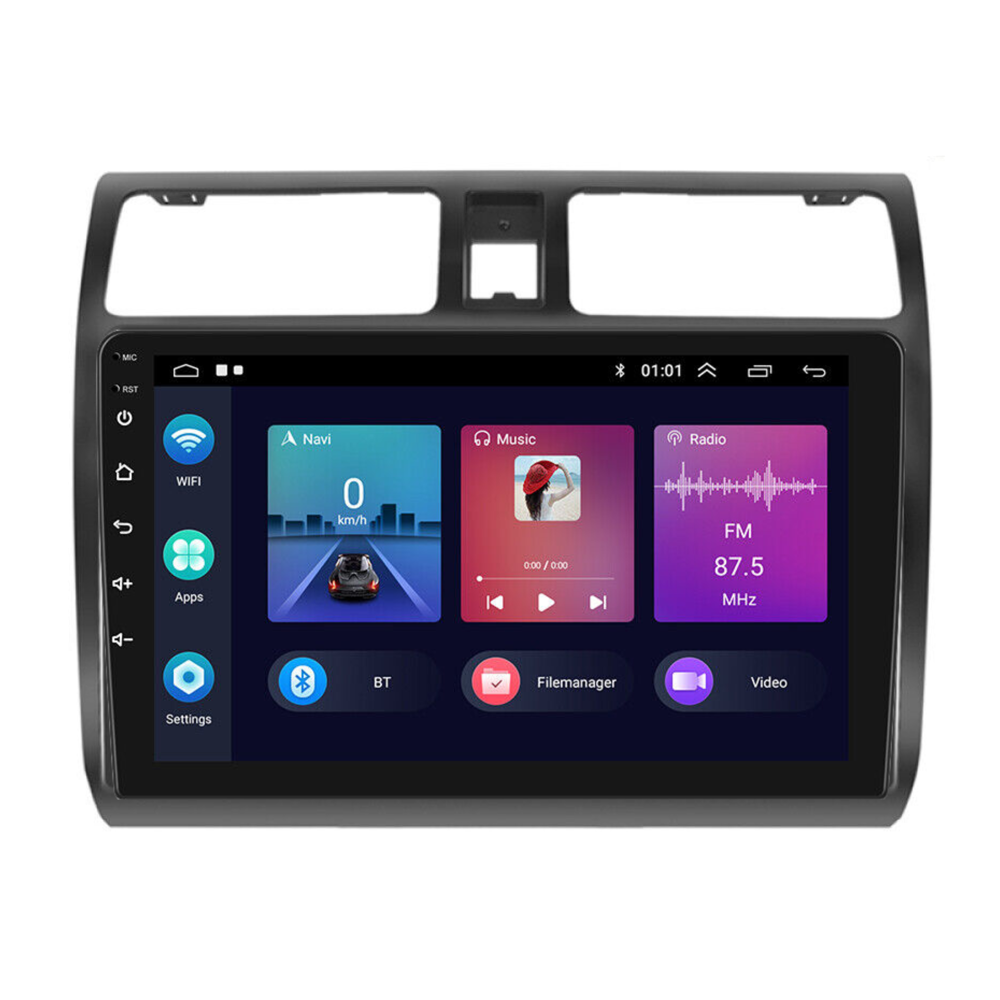 Suzuki Swift 2005-2010 - Apple CarPlay and Android Auto Plug and Plug Head Unit Upgrade Kit