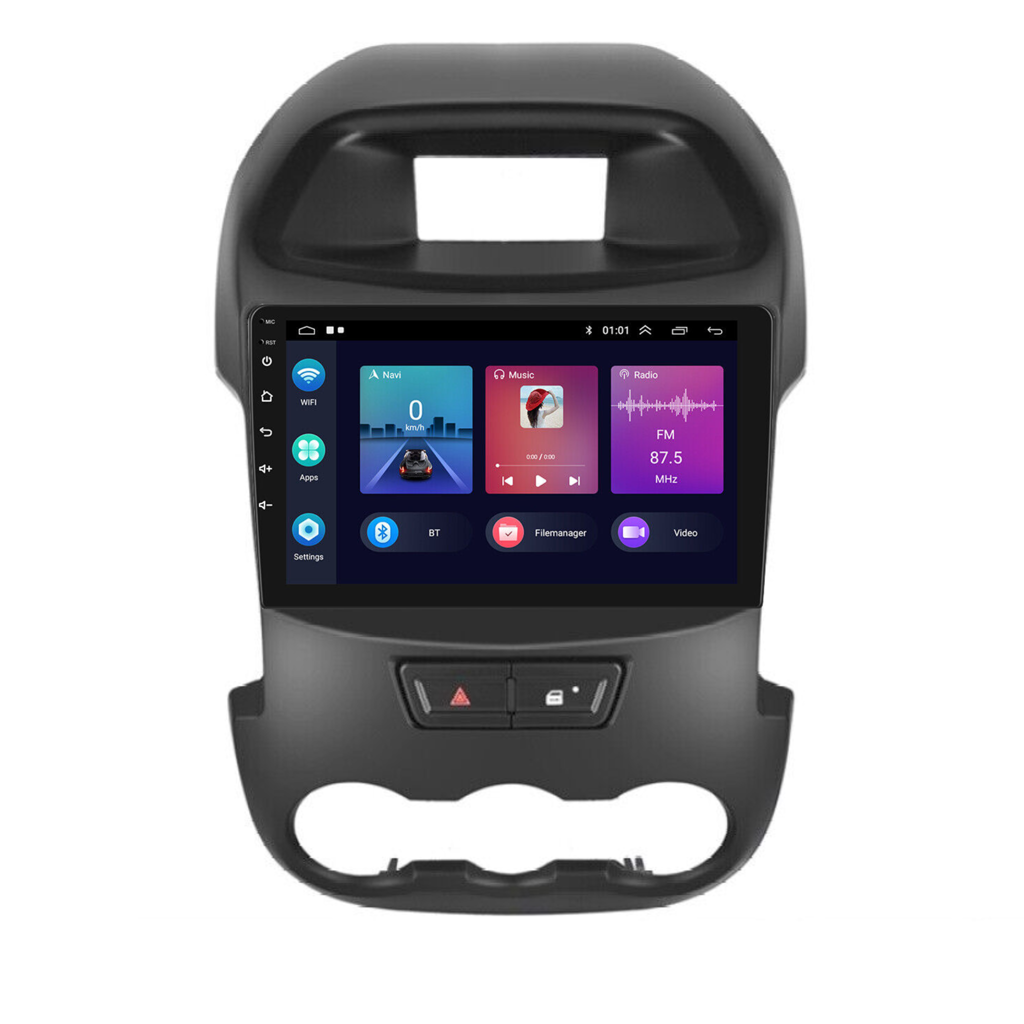 Ford Ranger PX / PX1 2012-2015 | Apple CarPlay & Android Auto Head Unit Upgrade Kit