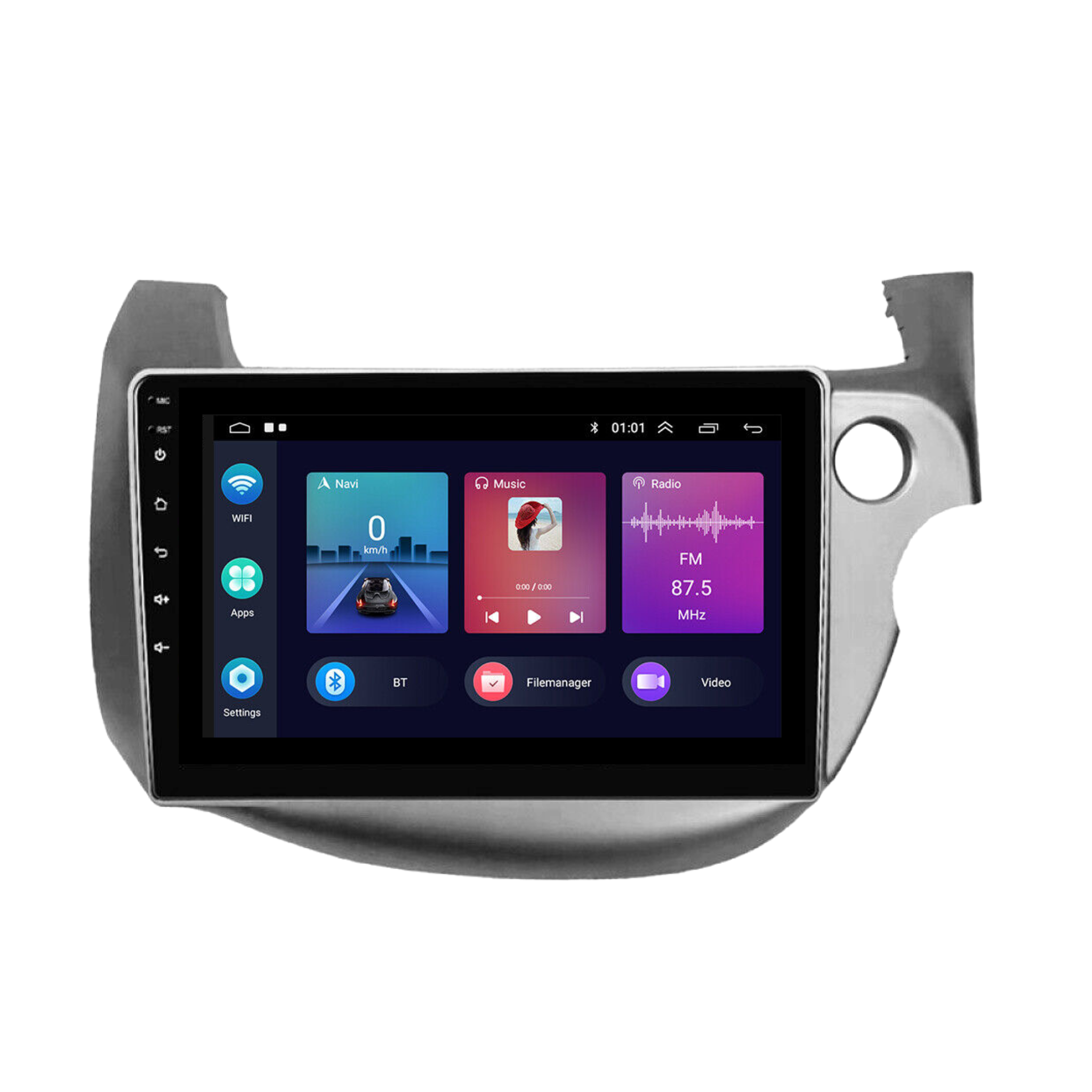 Honda Jazz/Fit 2007-2013 Apple CarPlay and Android Auto Plug and Plug Head Unit Upgrade Kit