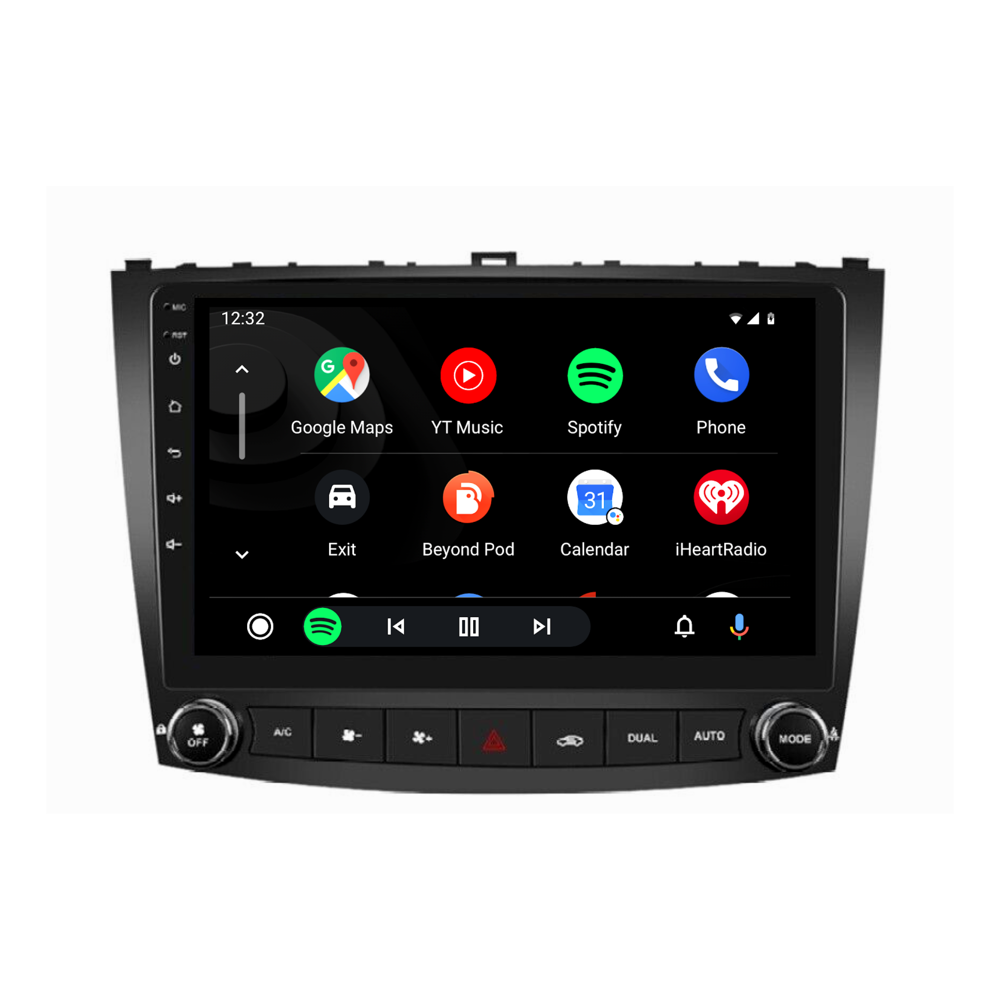 Lexus IS250 & IS350 - 2005-2010 Apple CarPlay and Android Auto Plug and Plug Head Unit Upgrade Kit