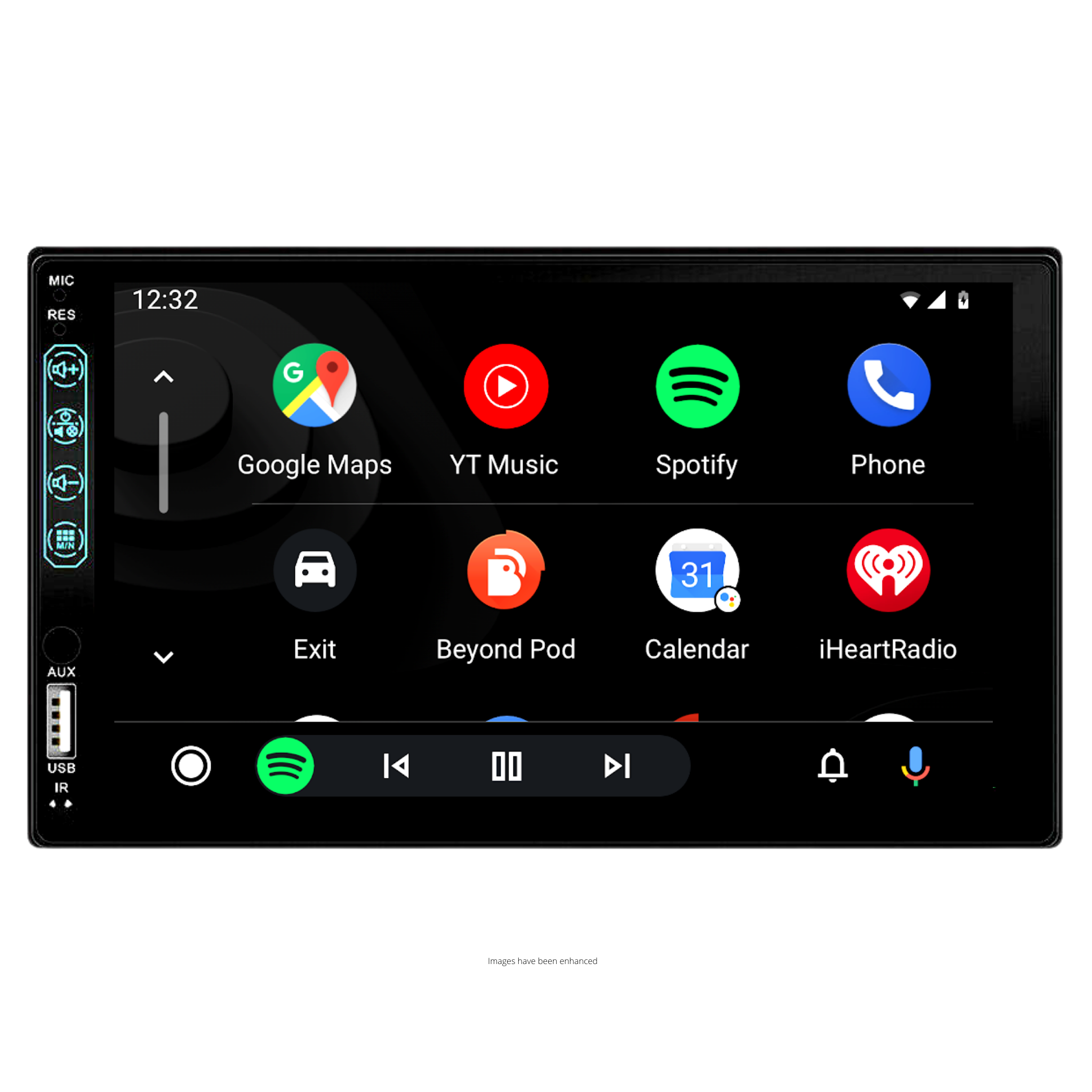 Dual Apple CarPlay & Android Auto 7” Touchscreen Head Unit A2566