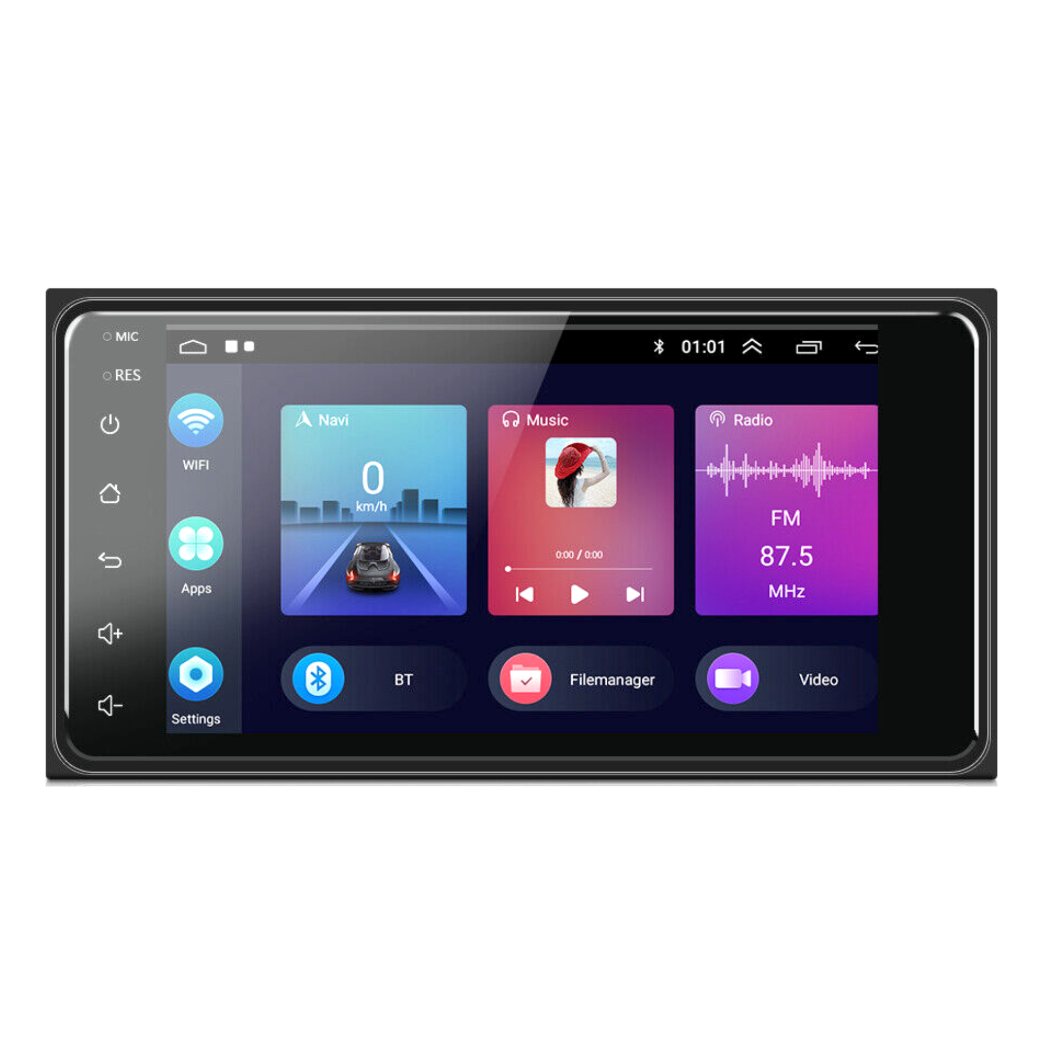 Toyota Universal Apple CarPlay and Android Auto Plug and Plug Head Unit Upgrade Kit