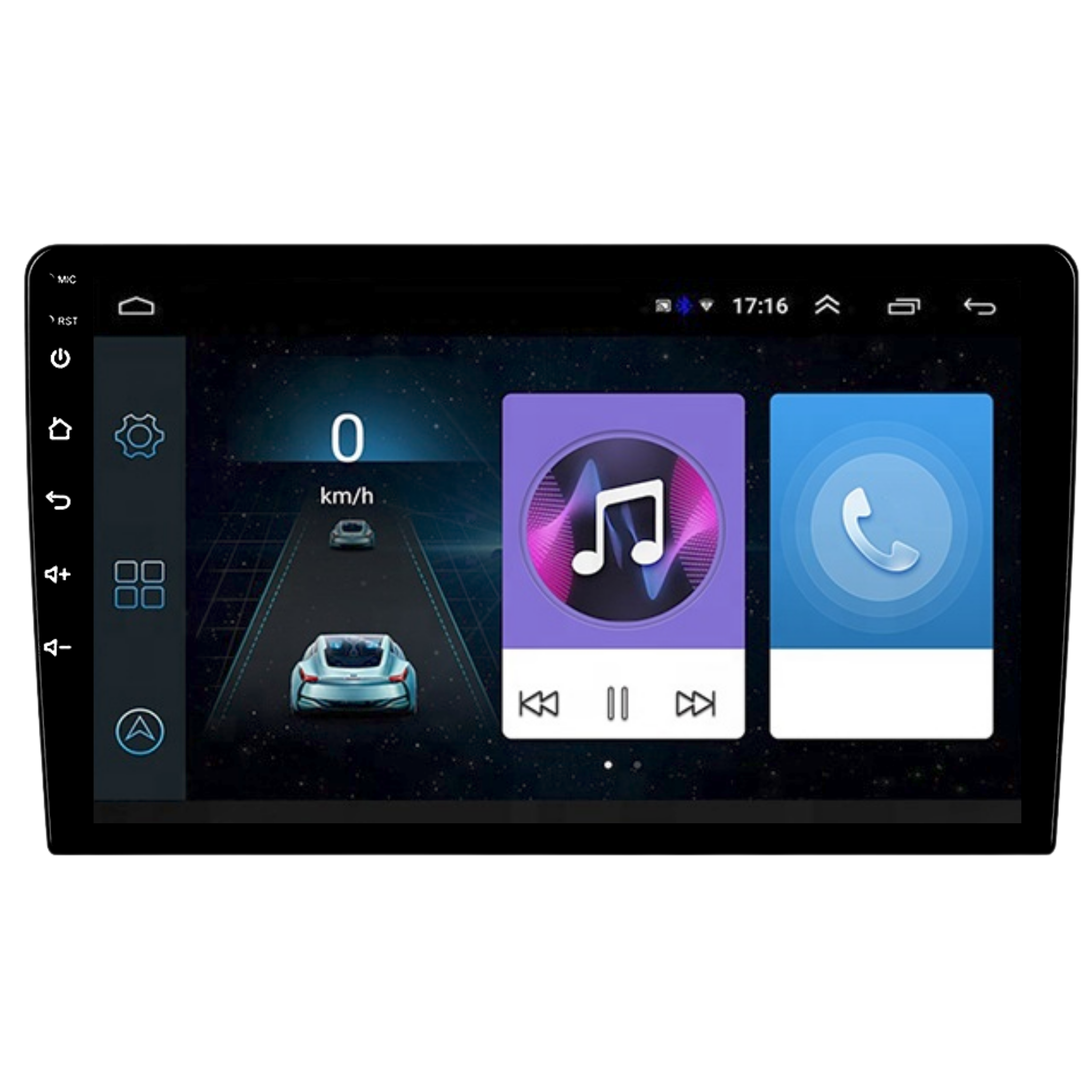 Wireless Apple CarPlay and Android Auto 9” Touchscreen Head Unit w/ GPS & WIFI