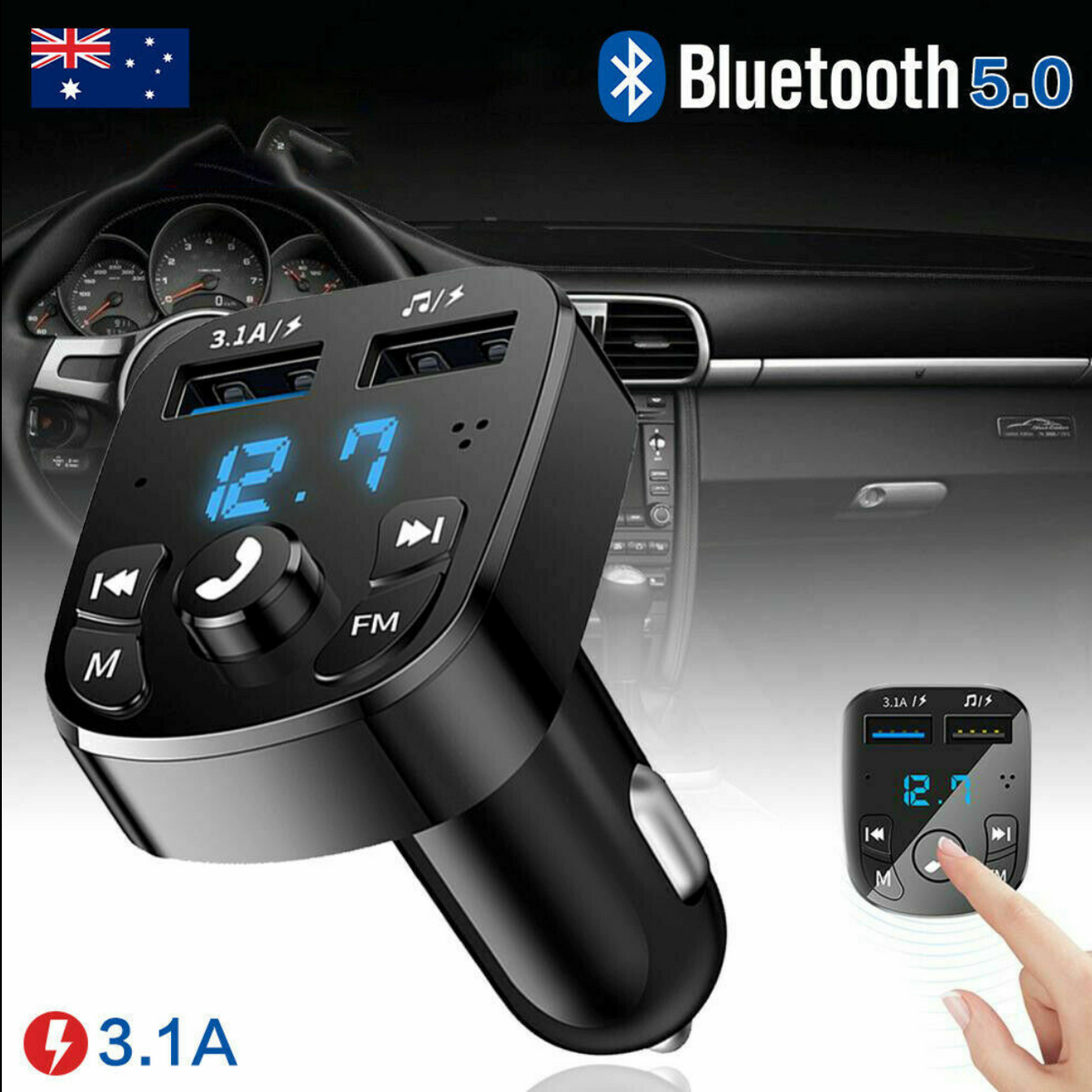 Wireless Bluetooth FM Transmitter