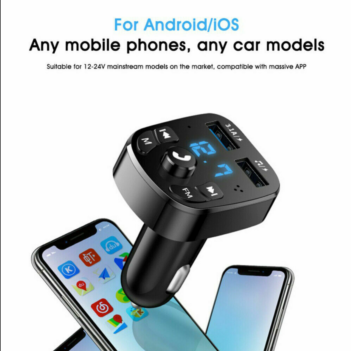 Wireless Bluetooth FM Transmitter