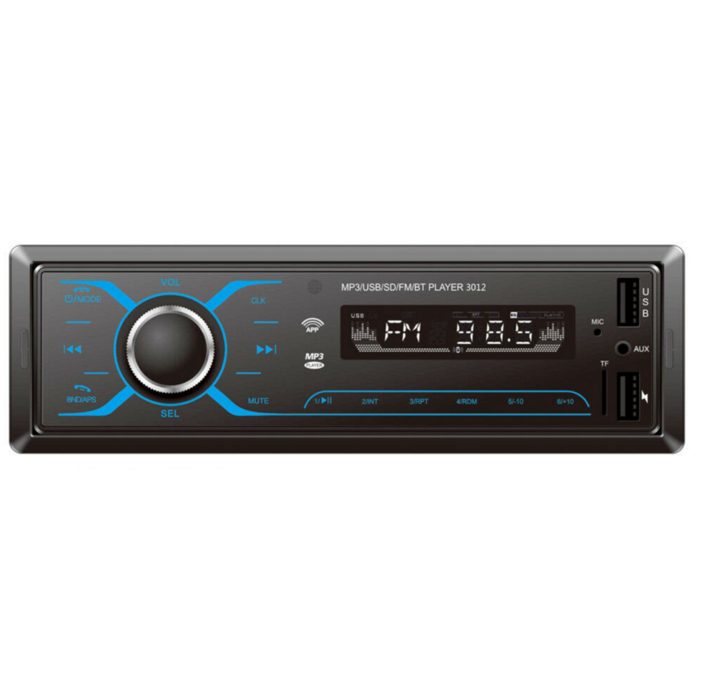 Single Din Bluetooth Head Unit NLR987