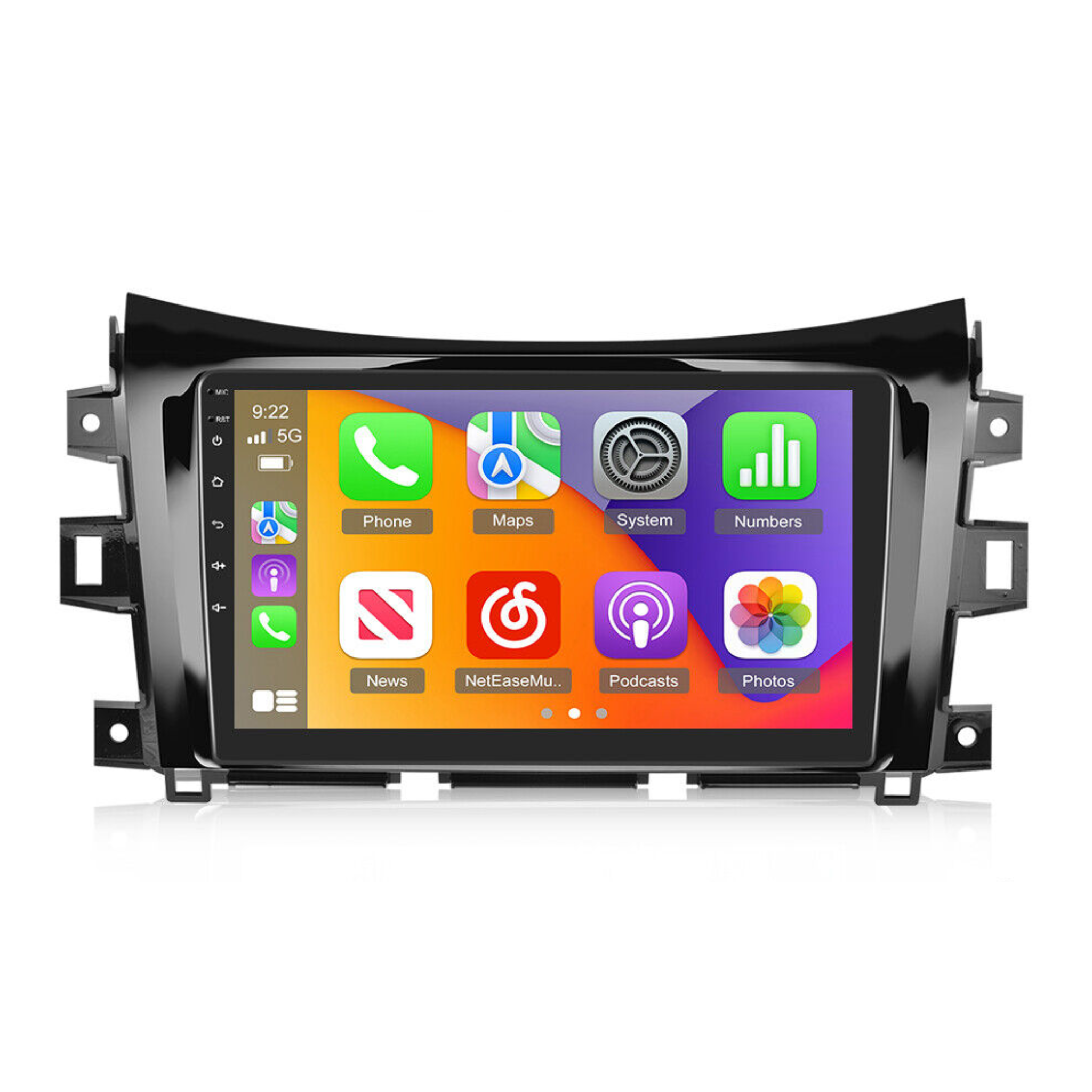 Nissan Navara 2015-2022 NP300 Apple CarPlay and Android Auto Plug and Plug Head Unit Upgrade Kit