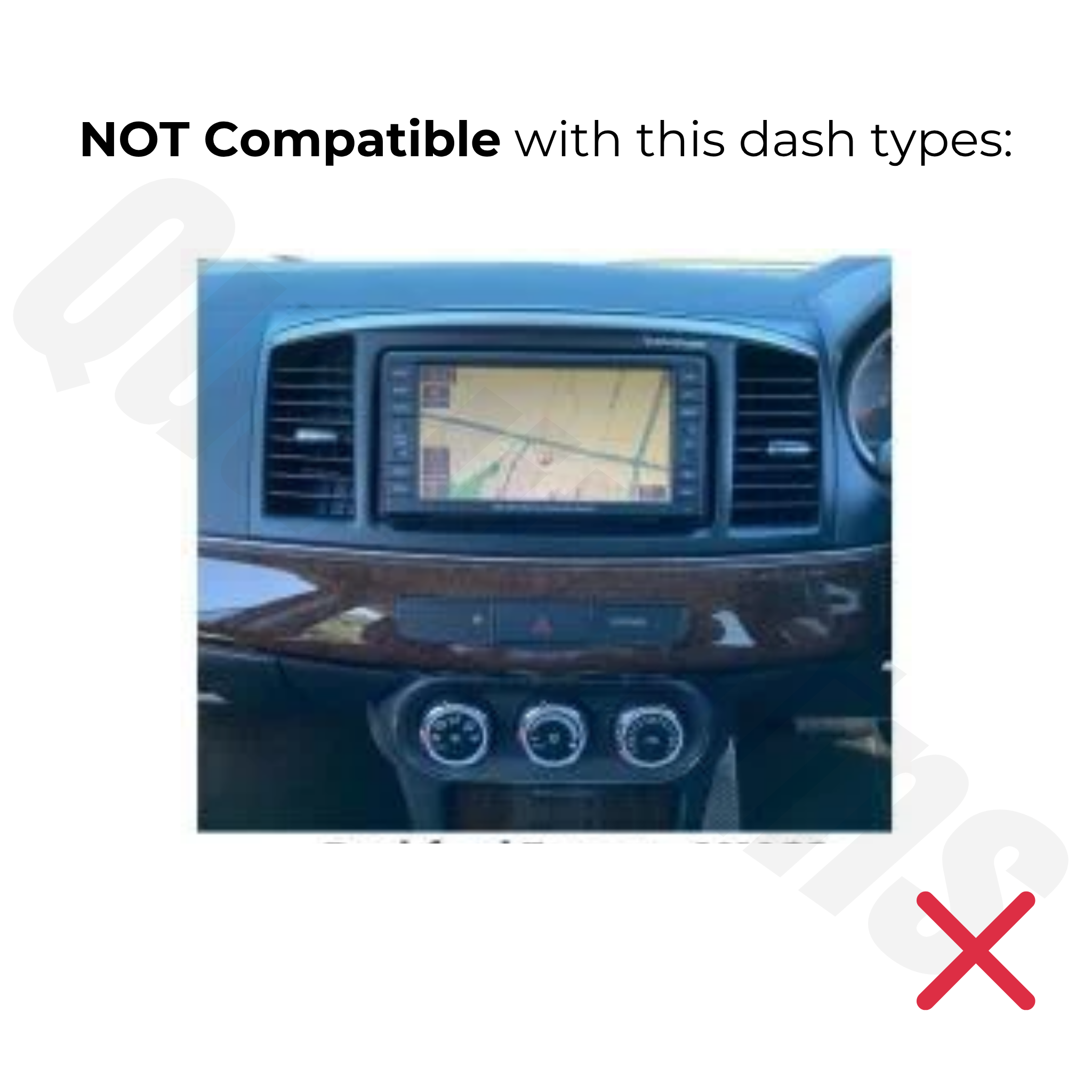 Mitsubishi Lancer 2007-2017 | Apple CarPlay & Android Auto Head Unit Upgrade Kit