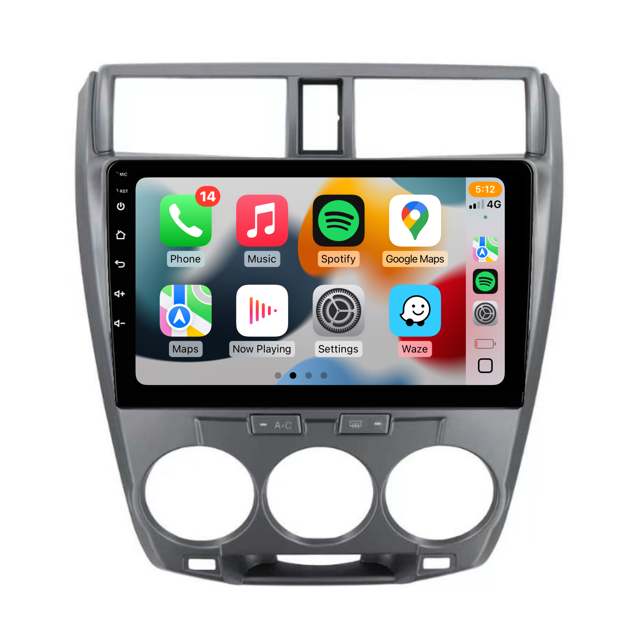 Honda City 2009-2012 | Apple CarPlay & Android Auto Head Unit Upgrade Kit