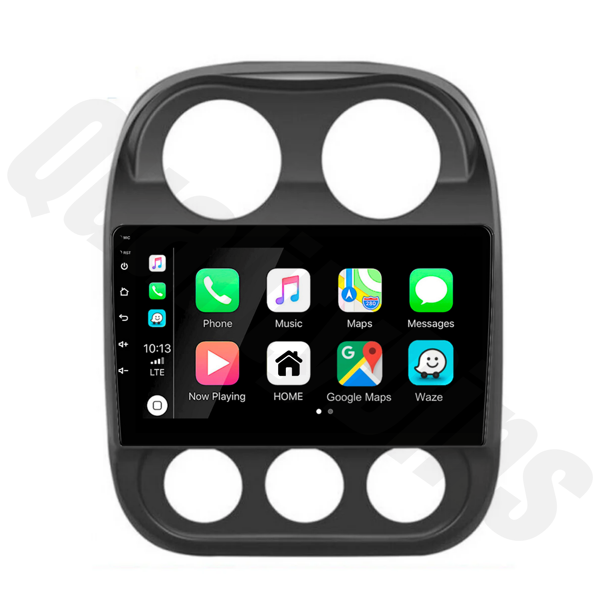 Jeep Patriot & Compass 2009-2016 - Apple CarPlay and Android Auto Plug and Plug Head Unit Upgrade Kit