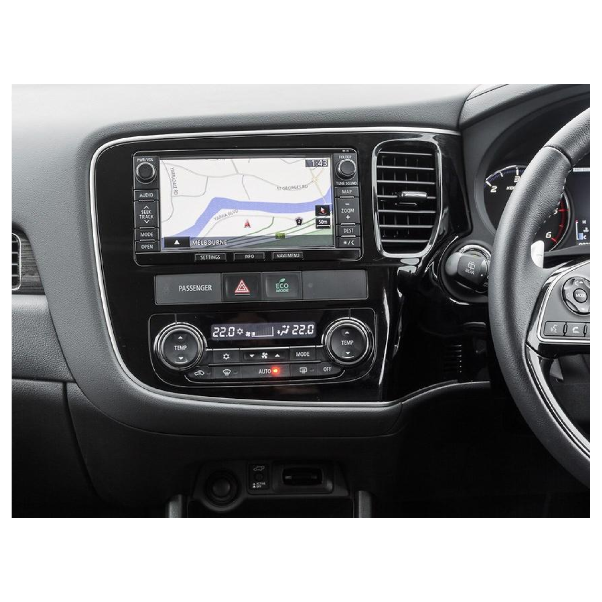 Mitsubishi Outlander 2012-2019 (ZJ, ZK) | Apple CarPlay & Android Auto Head Unit Upgrade Kit