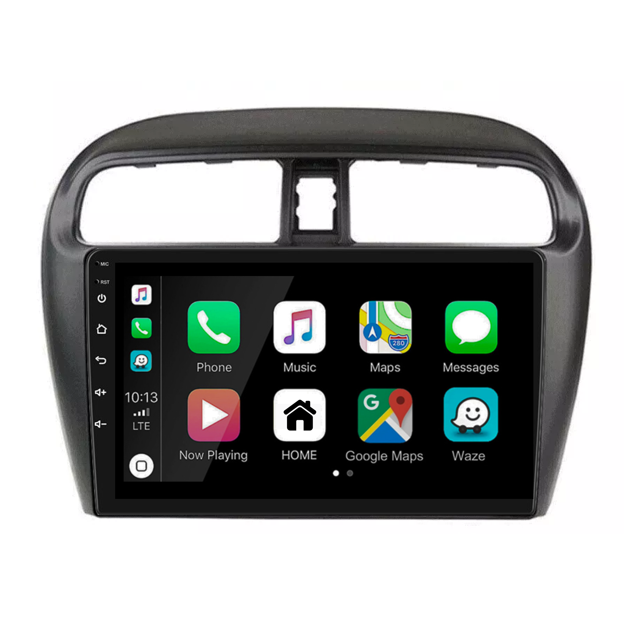 Mitsubishi Mirage 2012-2018 Apple CarPlay and Android Auto Plug and Plug Head Unit Upgrade Kit