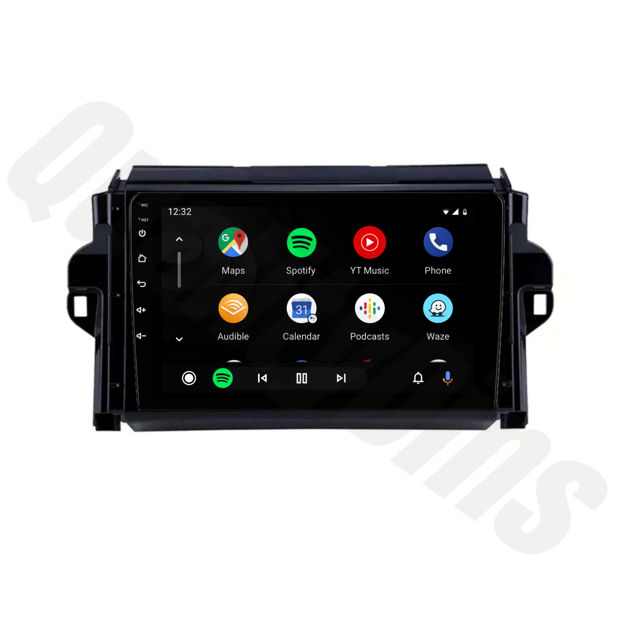 Toyota Fortuner GX-GXL (2015-2020) | Apple CarPlay & Android Auto Head Unit Upgrade Kit