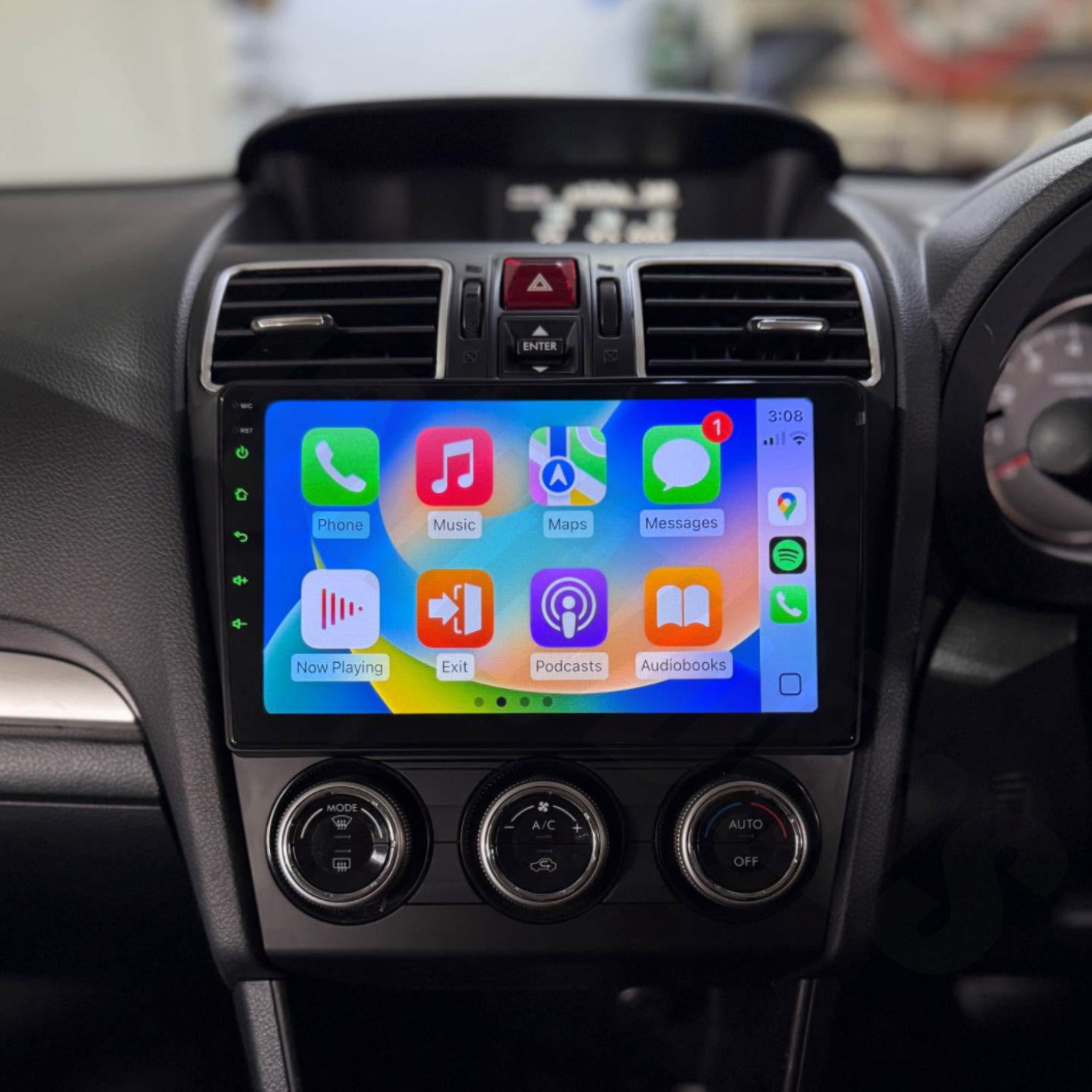 Subaru Forester/Impreza/XV (Silver A/C Trim) 2015-2018 | Apple CarPlay & Android Auto Head Unit Upgrade Kit | Read Compatibility Notice