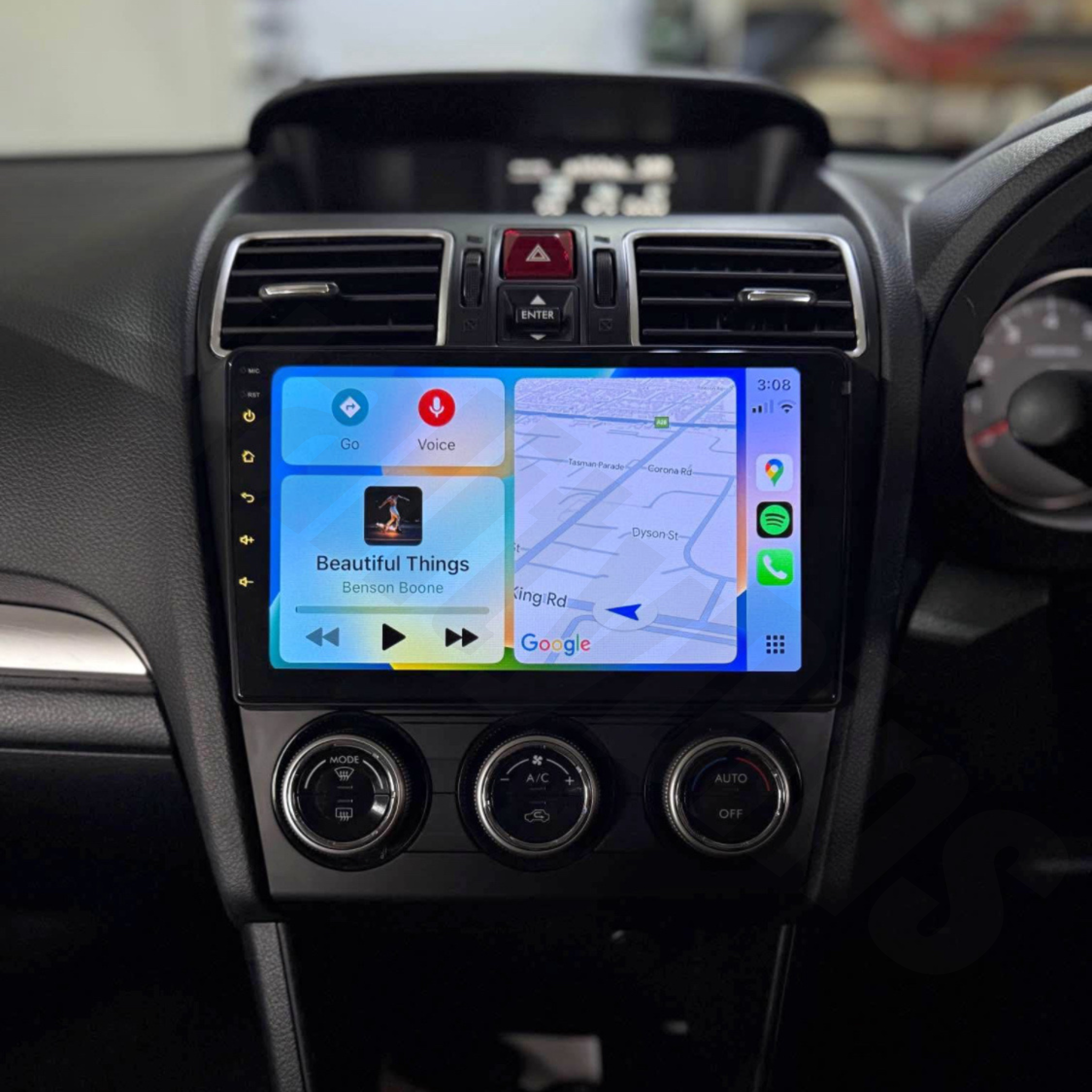 Subaru Forester/Impreza/XV (Silver A/C Trim) 2015-2018 | Apple CarPlay & Android Auto Head Unit Upgrade Kit | Read Compatibility Notice