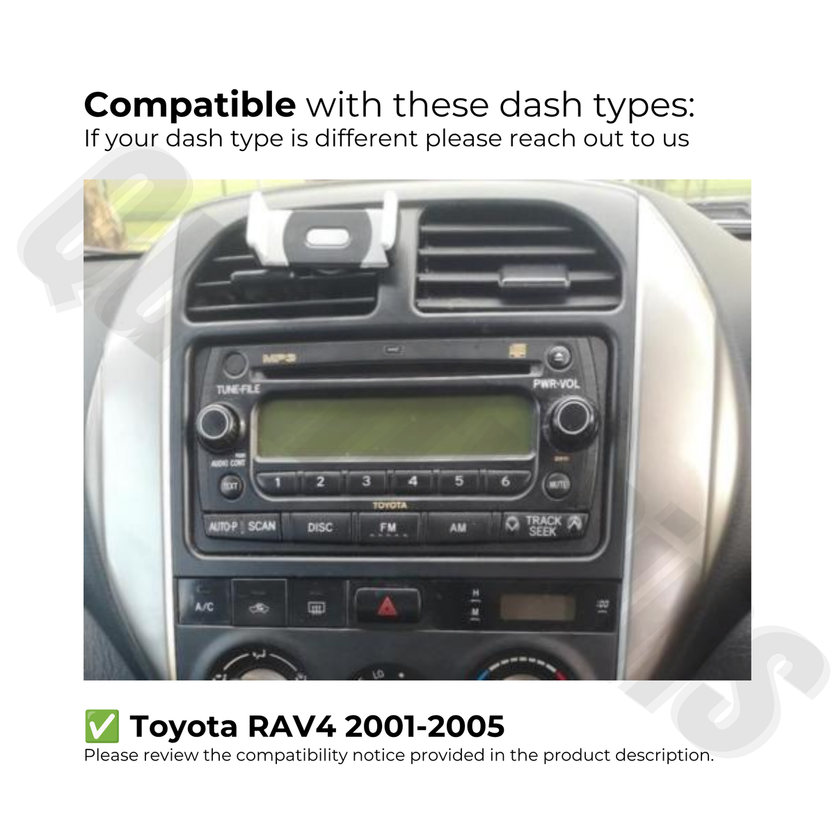 Toyota RAV4 2001-2005 | Apple CarPlay & Android Auto Head Unit Upgrade Kit