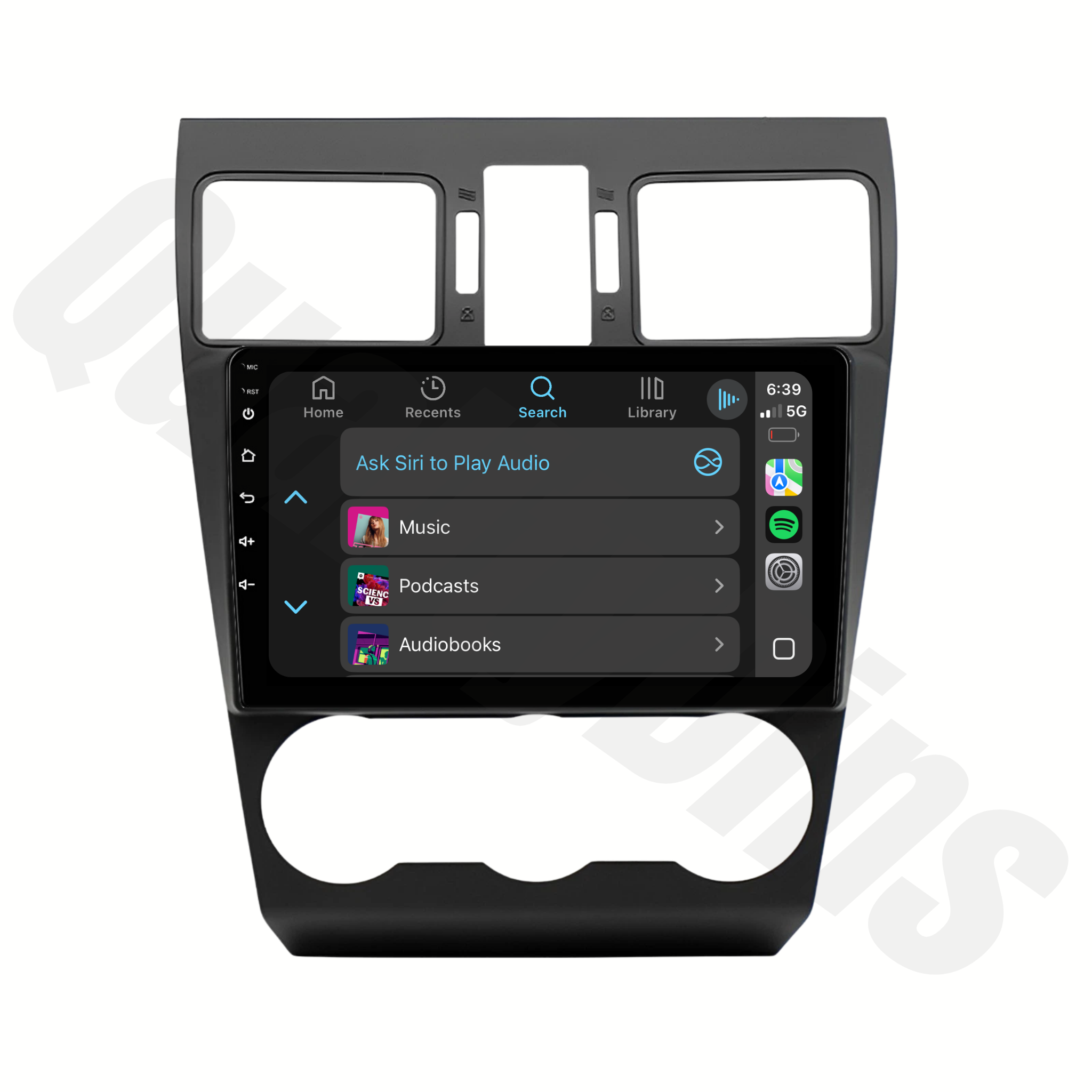 Subaru Forester/Impreza/XV (Silver A/C Trim) 2015-2018 | Apple CarPlay & Android Auto Head Unit Upgrade Kit | Read Compatibility Notice
