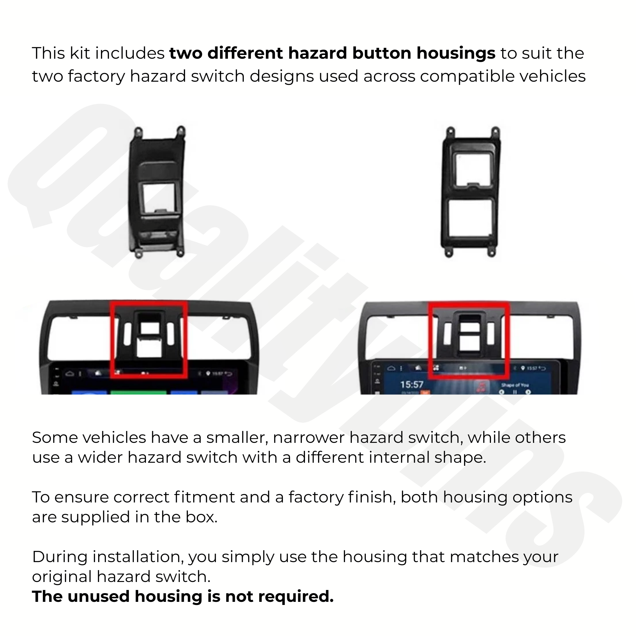 Subaru Forester/Impreza/XV (Silver A/C Trim) 2015-2018 | Apple CarPlay & Android Auto Head Unit Upgrade Kit | Read Compatibility Notice