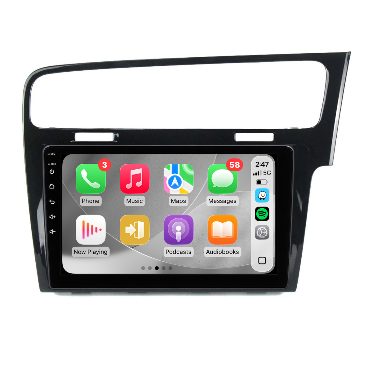 Volkswagen Golf 2013-2019 MK7 | Apple CarPlay & Android Auto Head Unit Upgrade Kit