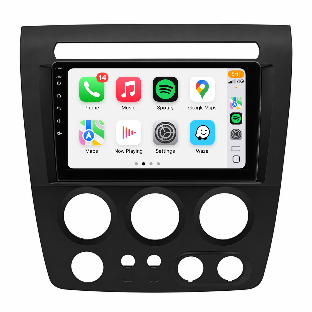 Hummer H3 2007-2009  | Apple CarPlay & Android Auto Head Unit Upgrade Kit