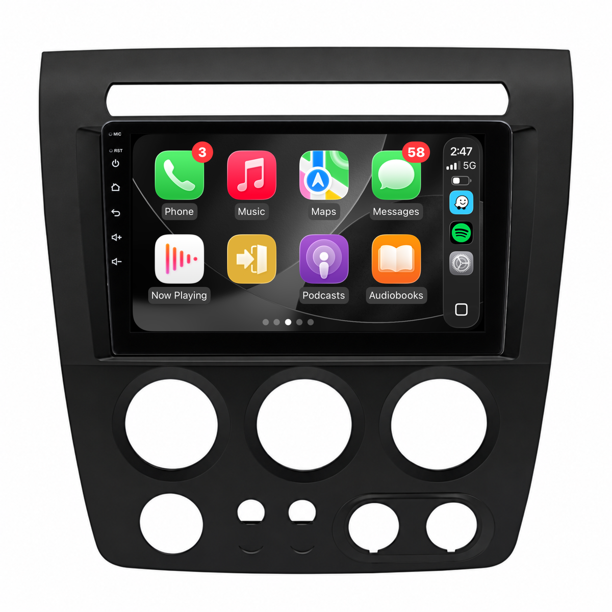 Hummer H3 2007-2009  | Apple CarPlay & Android Auto Head Unit Upgrade Kit