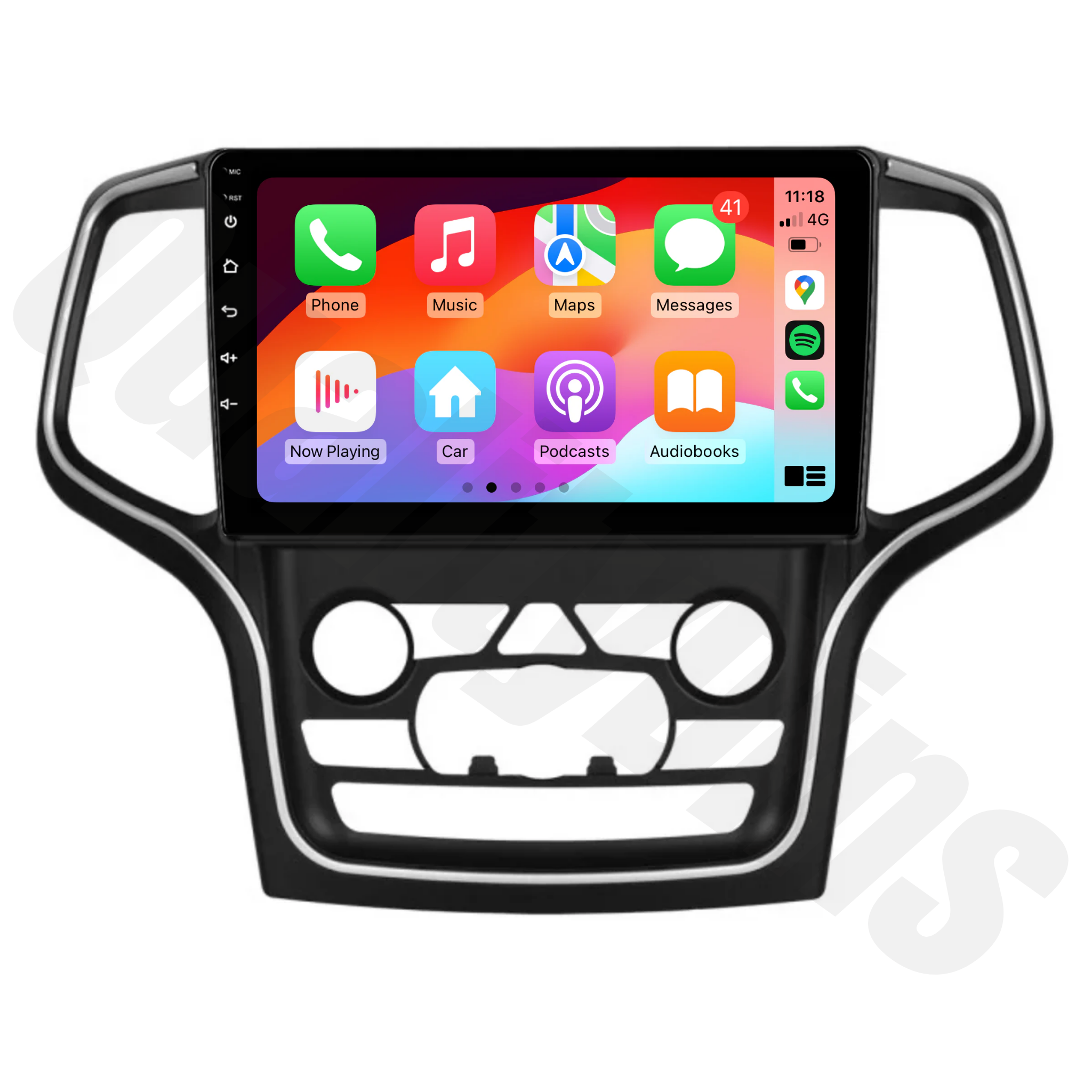 Jeep Grand Cherokee 2014-2021 WK | Apple CarPlay & Android Auto Head Unit Upgrade Kit
