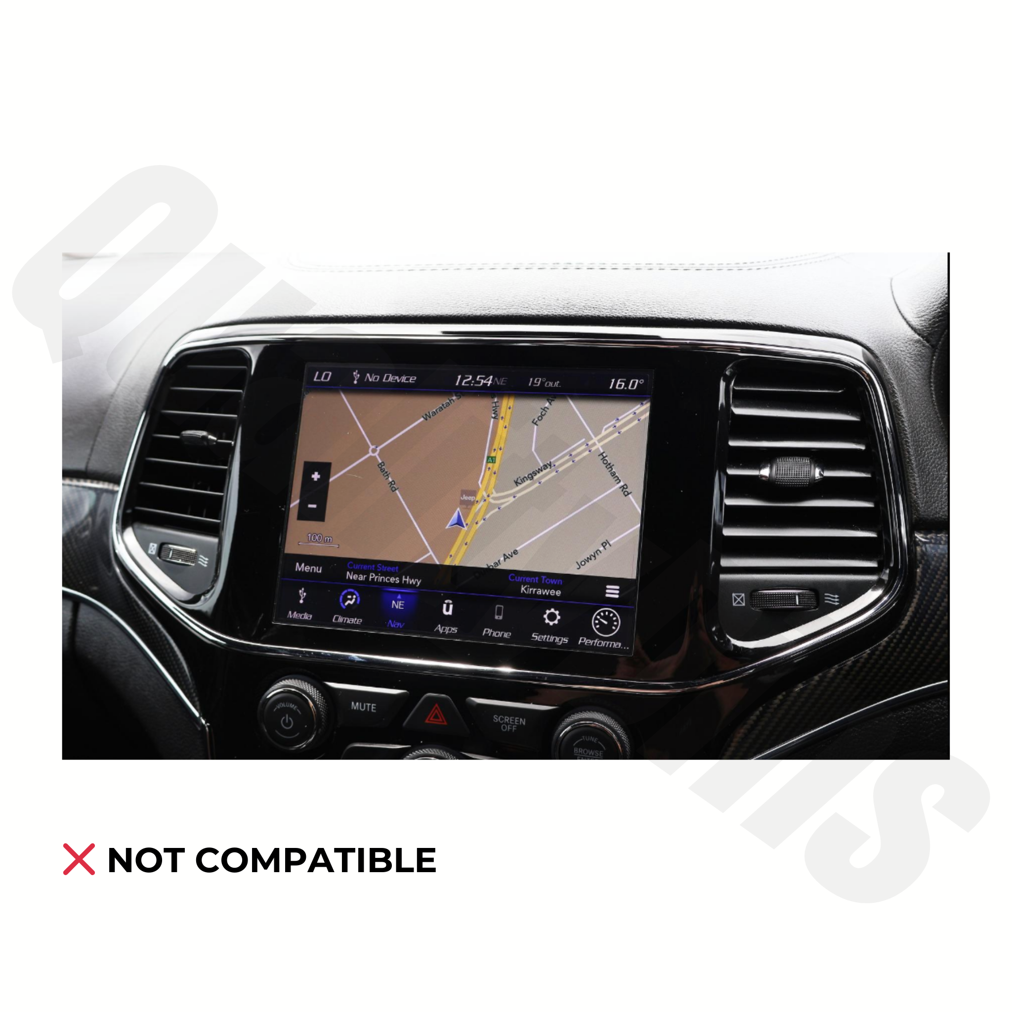 Jeep Grand Cherokee 2014-2021 WK | Apple CarPlay & Android Auto Head Unit Upgrade Kit