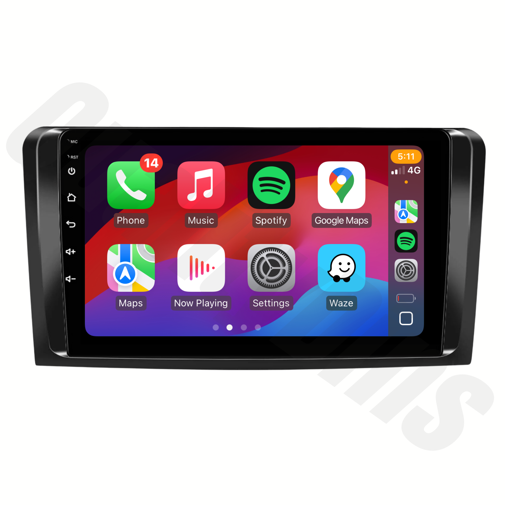 Mercedes M-Class 2005-2011 (W164) | Apple CarPlay & Android Auto Head Unit Upgrade Kit
