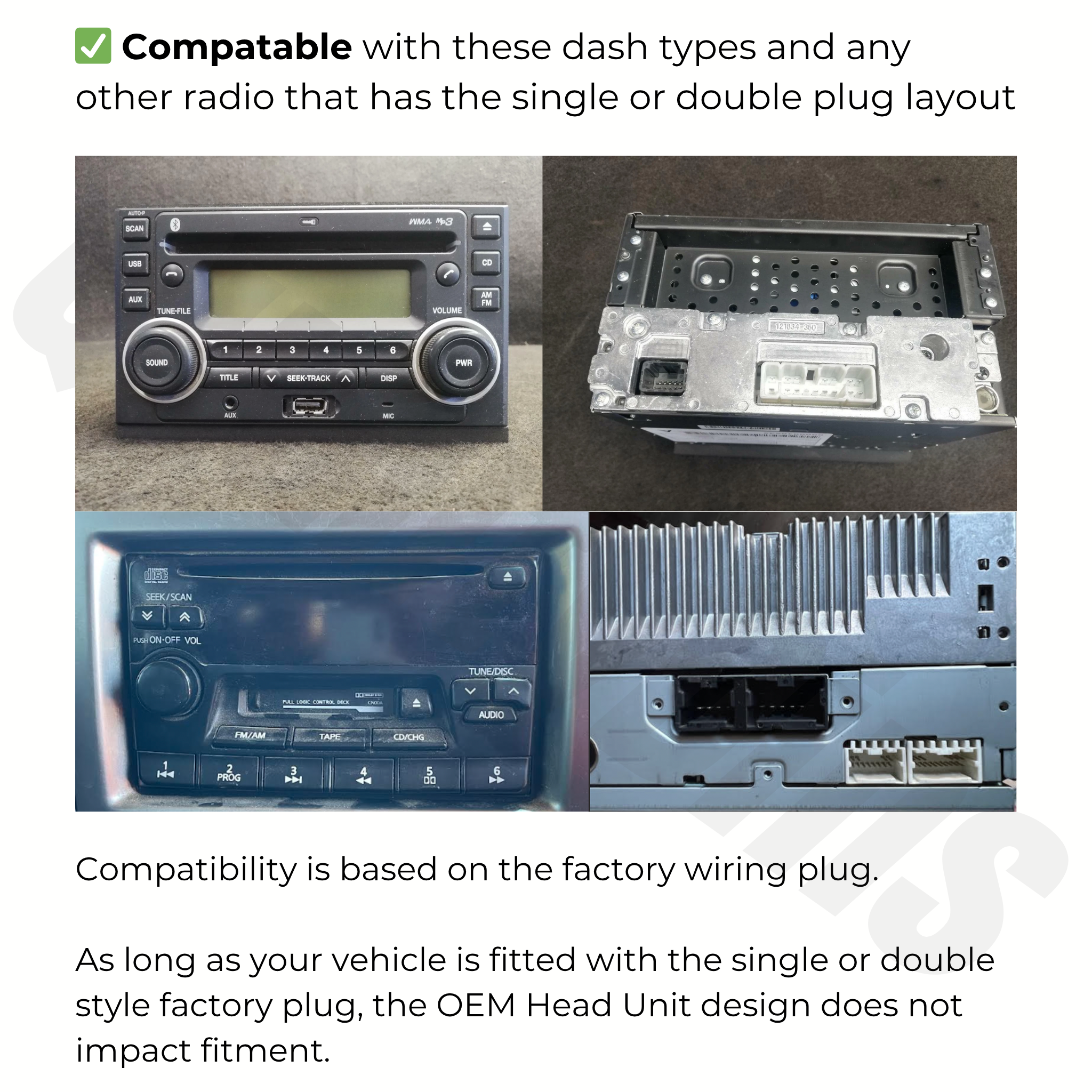 Nissan Patrol Y61 2004-2014 | Apple CarPlay & Android Auto Head Unit Upgrade Kit