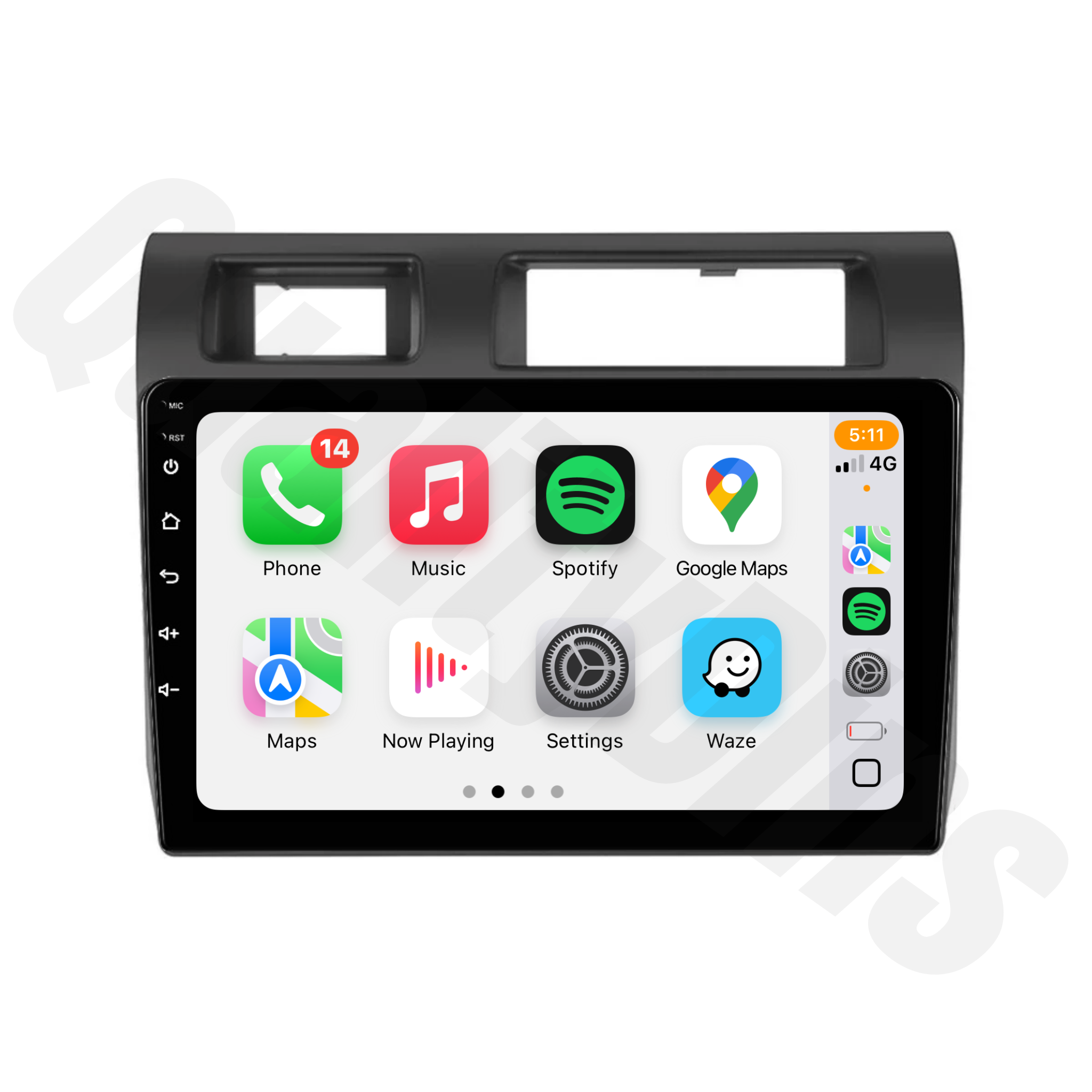 Toyota LandCruiser 70 Series 2009-2023 | Apple CarPlay & Android Auto Head Unit Upgrade Kit