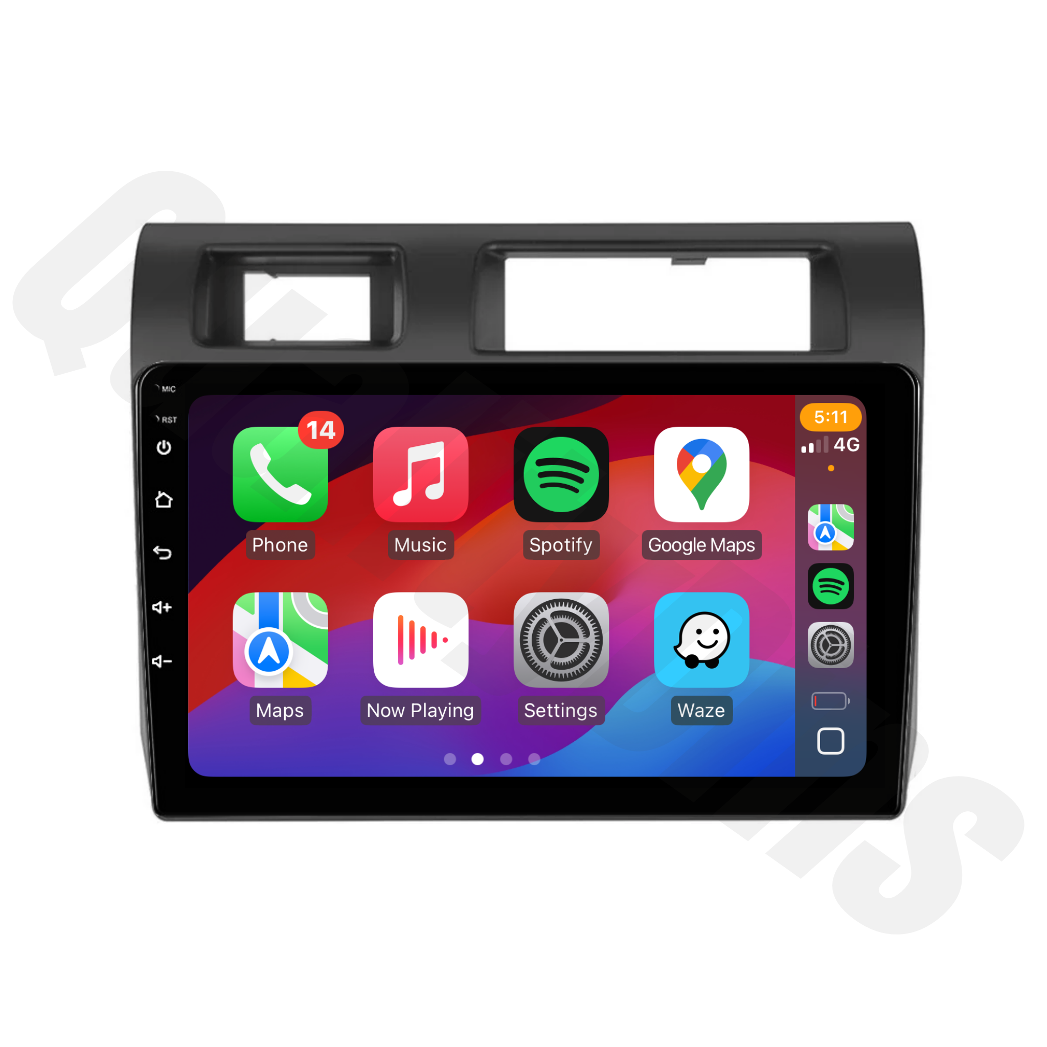 Toyota LandCruiser 70 Series 2009-2023 | Apple CarPlay & Android Auto Head Unit Upgrade Kit