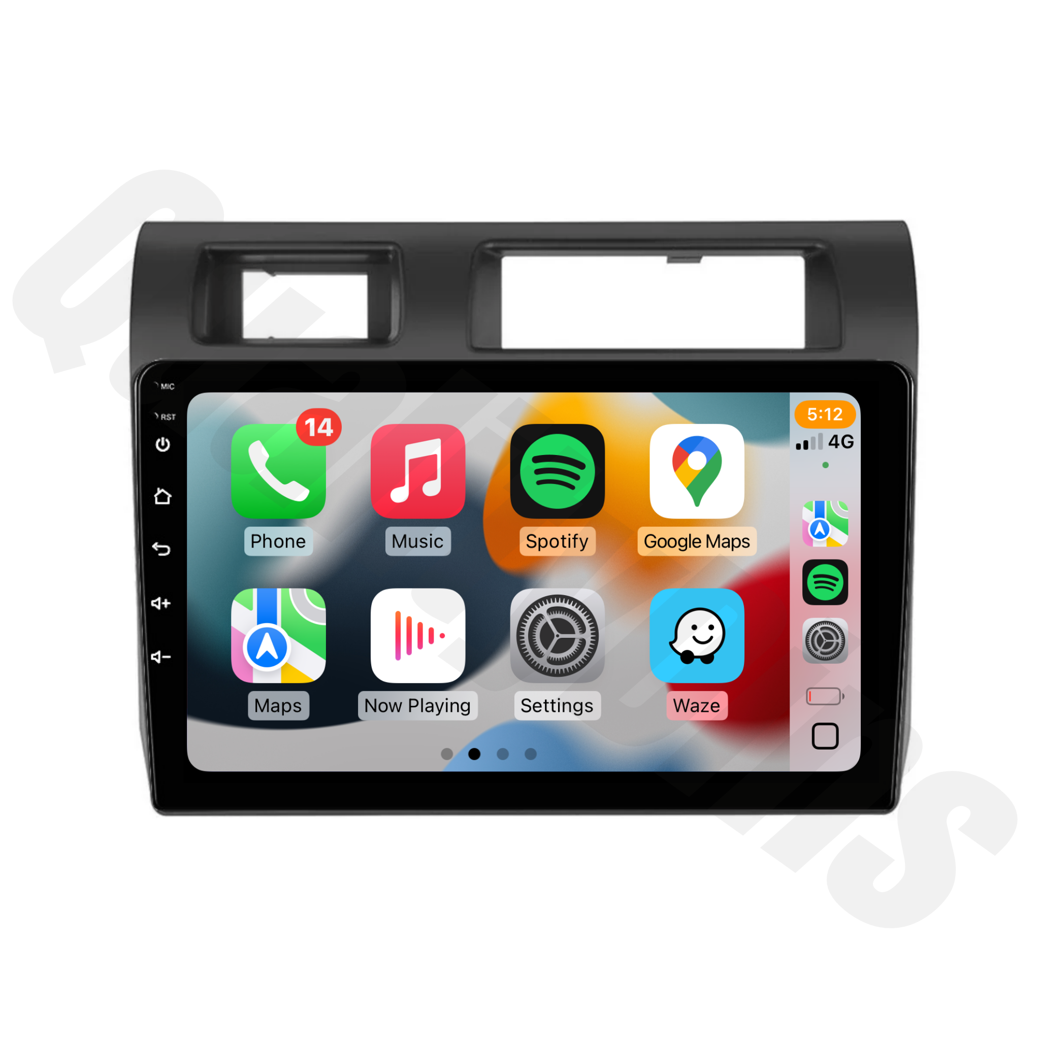 Toyota LandCruiser 70 Series 2009-2023 | Apple CarPlay & Android Auto Head Unit Upgrade Kit
