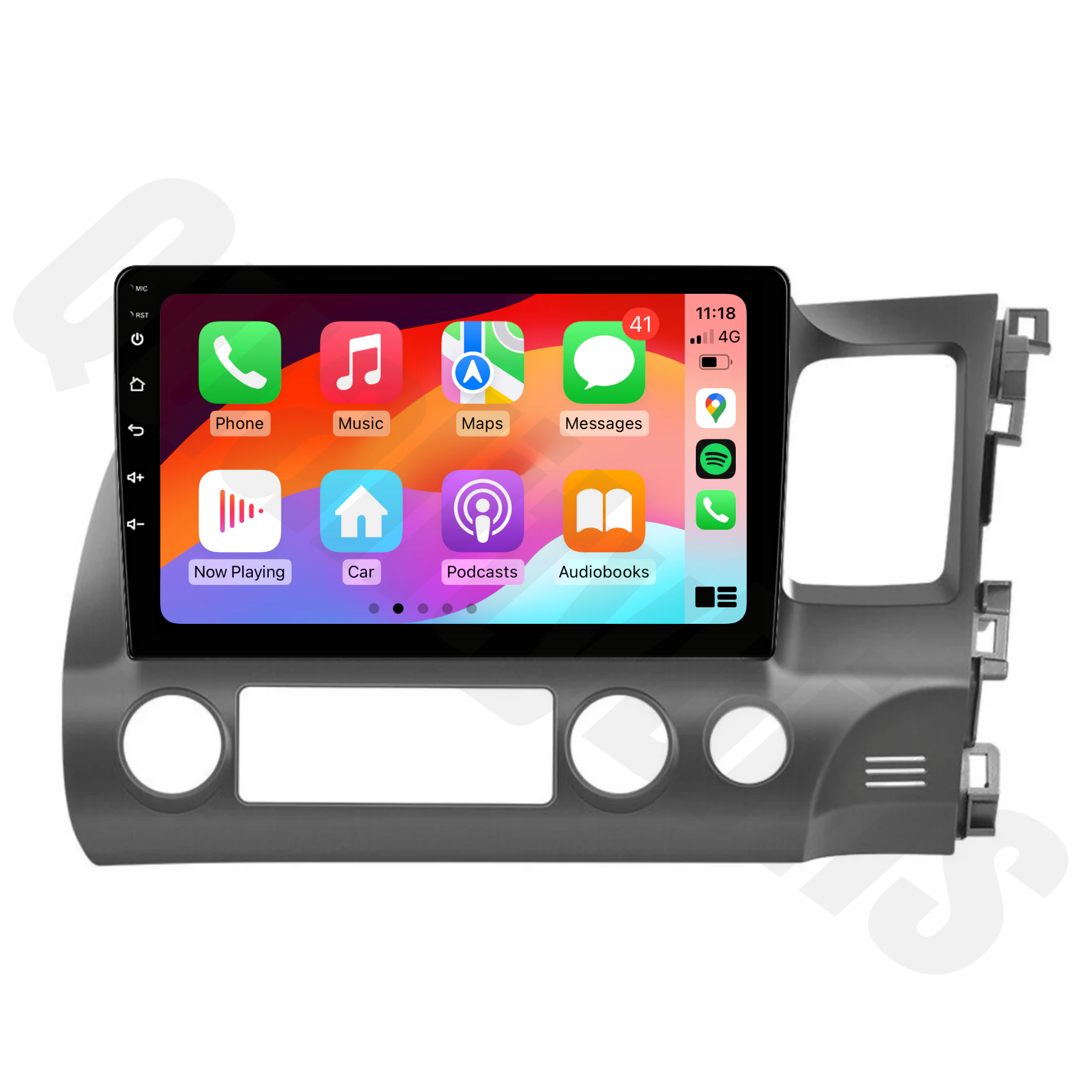 Honda Civic 2006-2011 | Apple CarPlay & Android Auto Head Unit Upgrade Kit | (Sedan)