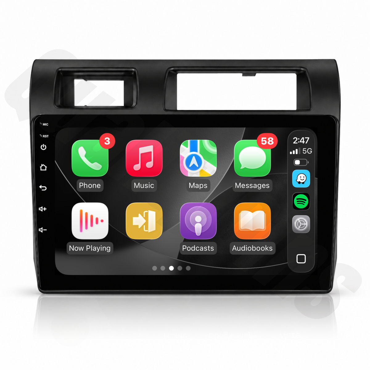 Toyota LandCruiser 70 Series 2009-2023 | Apple CarPlay & Android Auto Head Unit Upgrade Kit