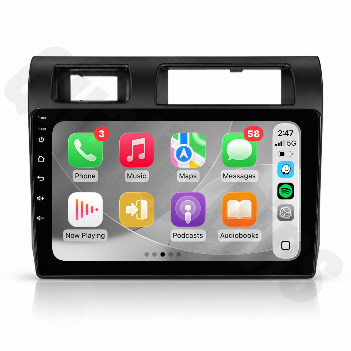 Toyota LandCruiser 70 Series 2009-2023 | Apple CarPlay & Android Auto Head Unit Upgrade Kit