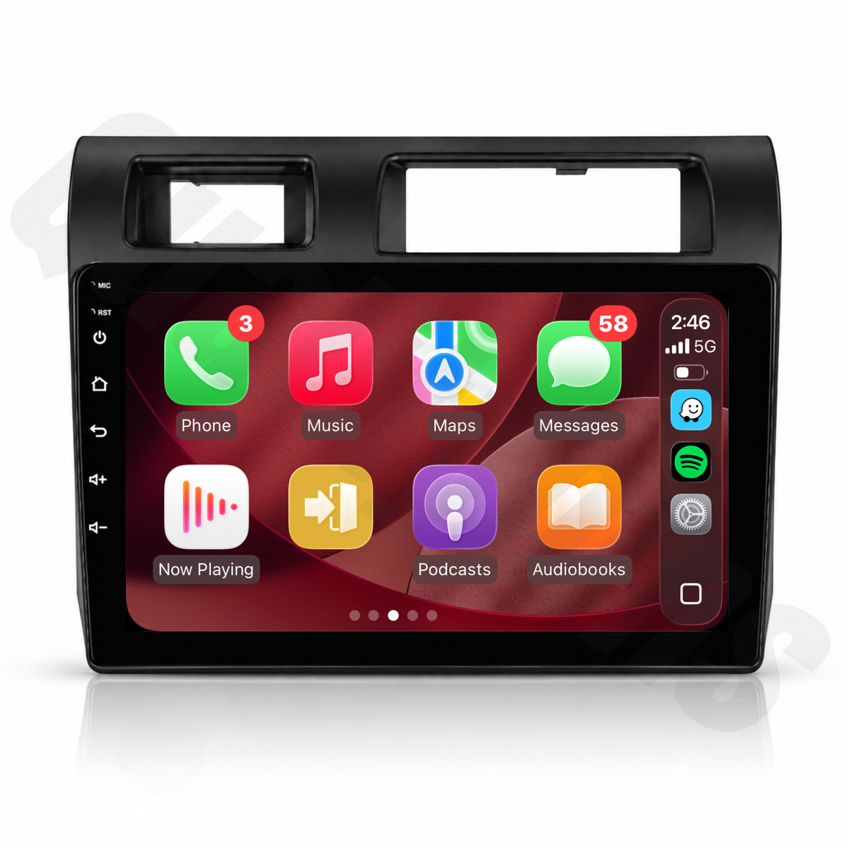 Toyota LandCruiser 70 Series 2009-2023 | Apple CarPlay & Android Auto Head Unit Upgrade Kit