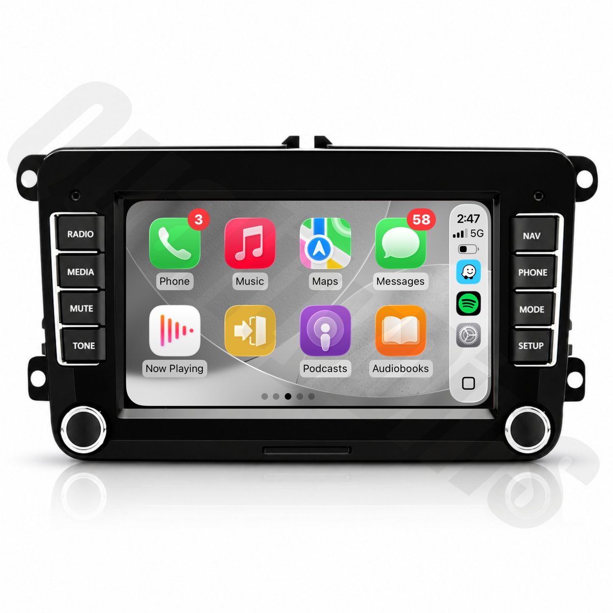 Volkswagen (Various Models) | Apple CarPlay & Android Auto 7" Head Unit Upgrade Kit