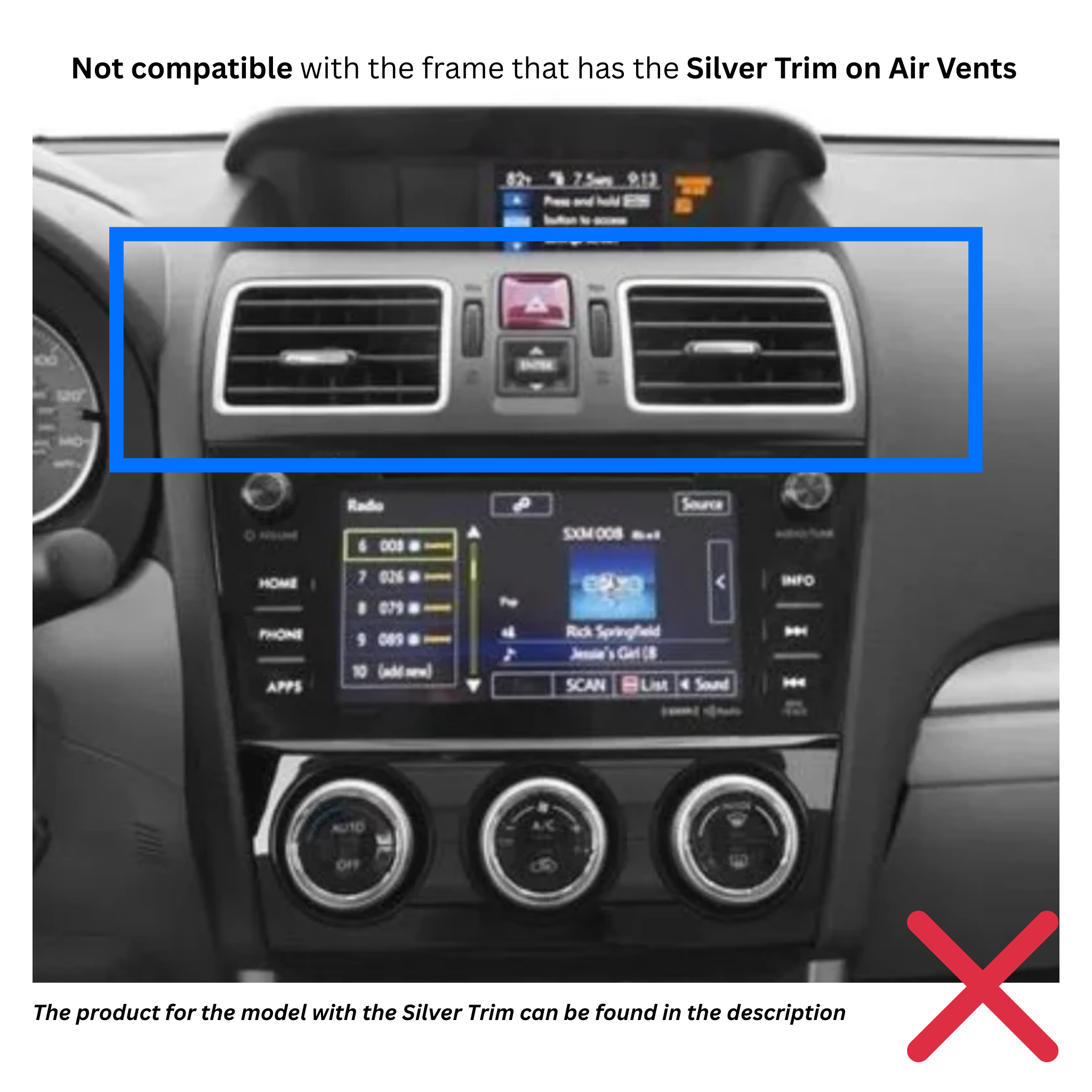 Subaru Forester SJ (Standard Frame) 2013-2018 Apple CarPlay and Android Auto Plug and Plug Head Unit Upgrade Kit