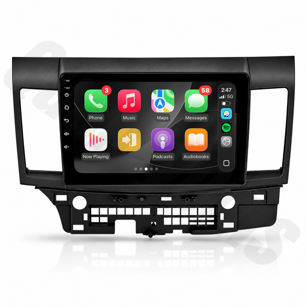 Mitsubishi Lancer 2007-2017 | Apple CarPlay & Android Auto Head Unit Upgrade Kit