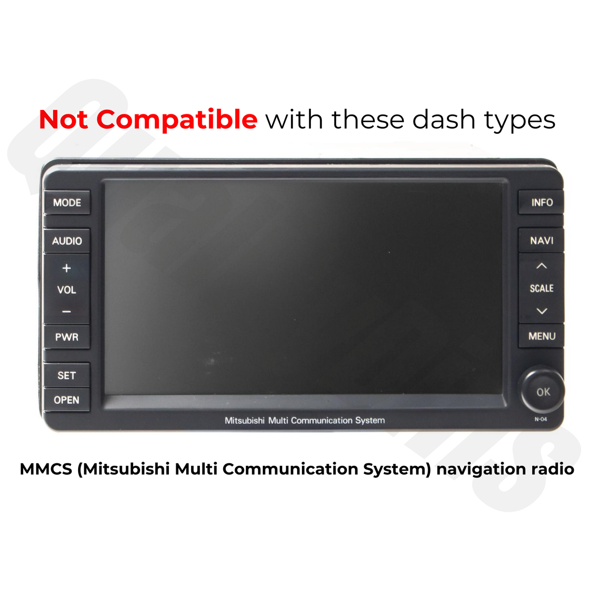 Mitsubishi Lancer 2007-2017 | Apple CarPlay & Android Auto Head Unit Upgrade Kit