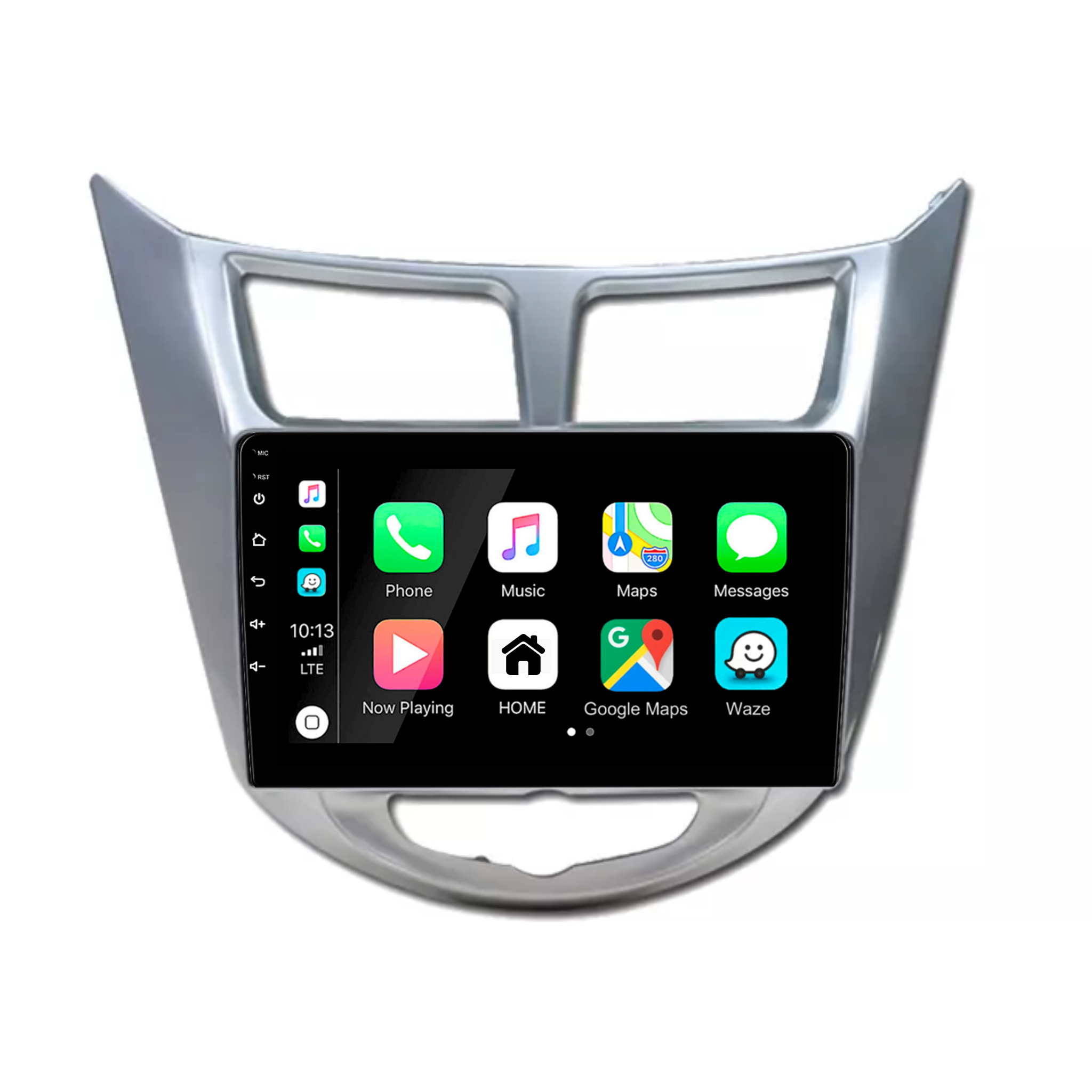 Hyundai Accent 2011-2019 Apple CarPlay and Android Auto Plug and Plug Head Unit Upgrade Kit