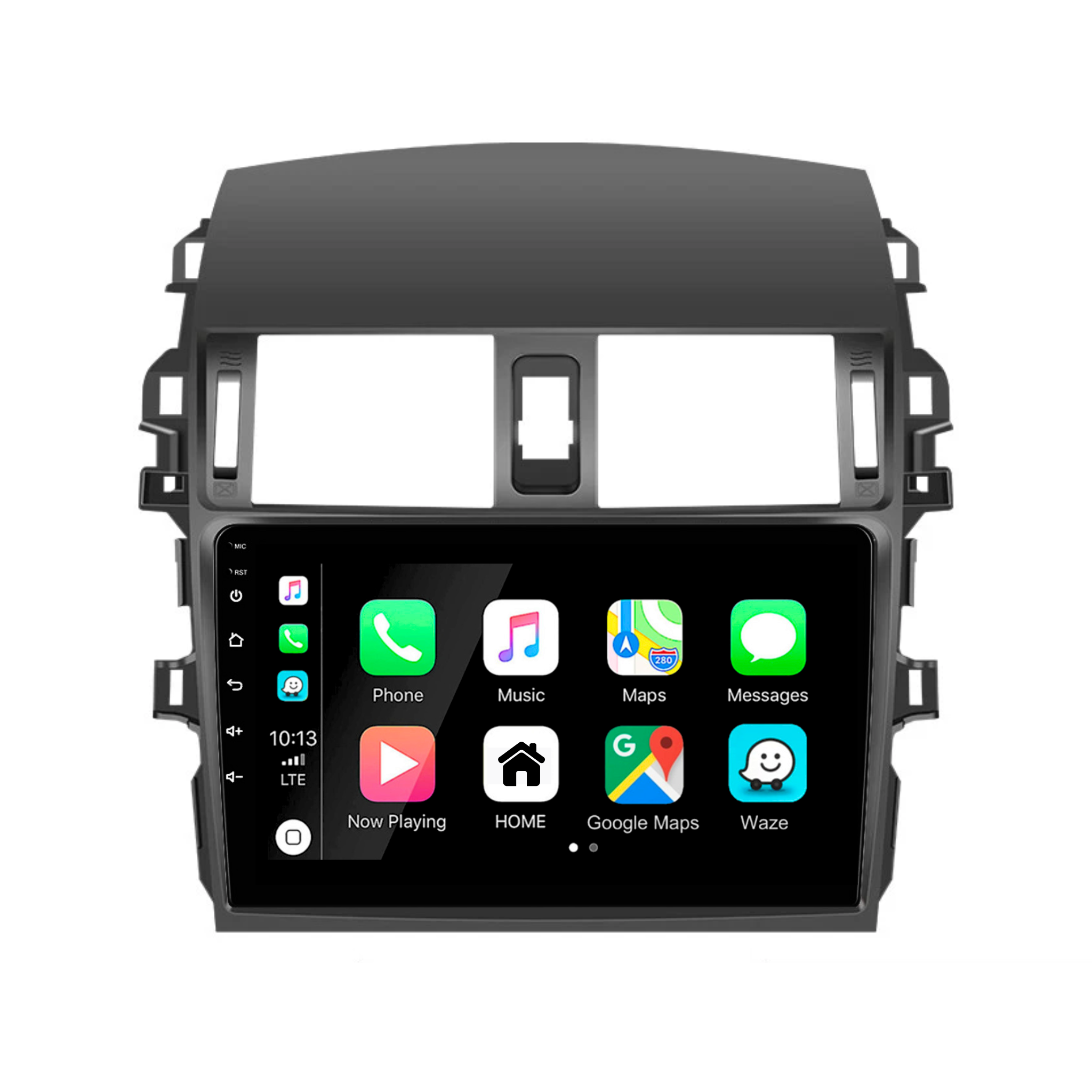 Toyota Corolla 2009-2013 Apple CarPlay and Android Auto Plug and Plug Head Unit Upgrade Kit