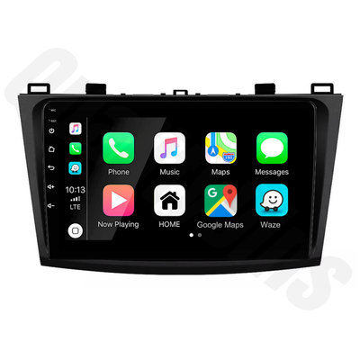 Mazda 3 BL Series 2009–2013 | Apple CarPlay & Android Auto Head Unit Upgrade Kit | Fits Late Dash (See Photo)