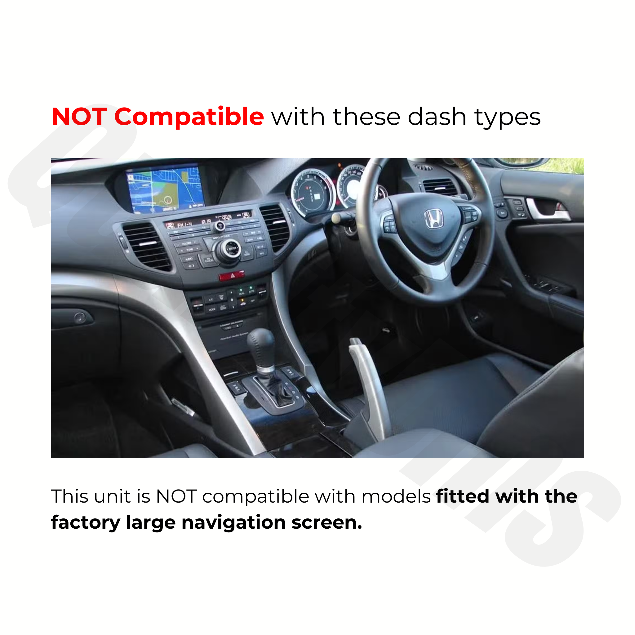 Honda Accord 2008-2015 | Apple CarPlay & Android Auto Head Unit Upgrade Kit