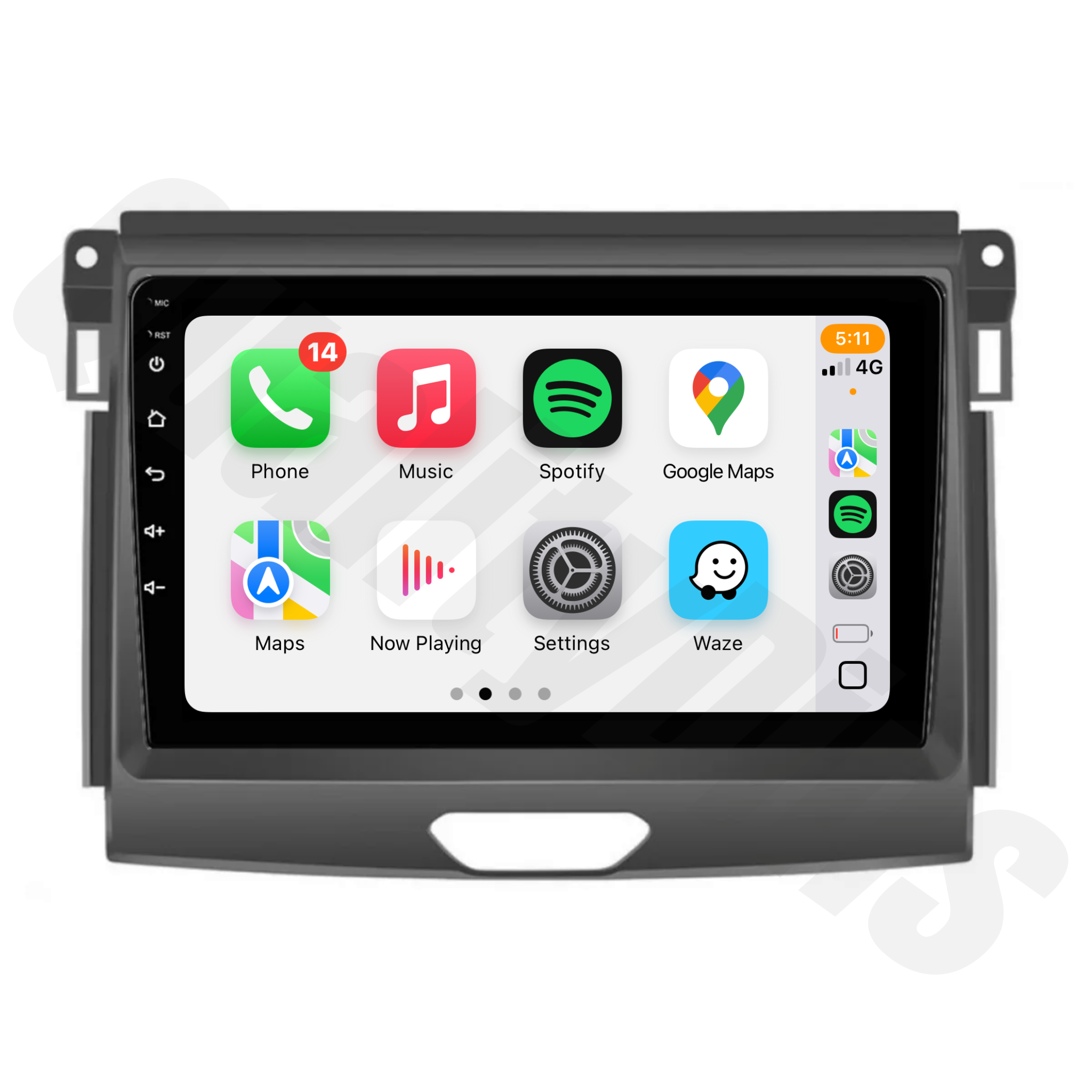Ford Ranger PX2 2015-2019  | Apple CarPlay & Android Auto Head Unit Upgrade Kit