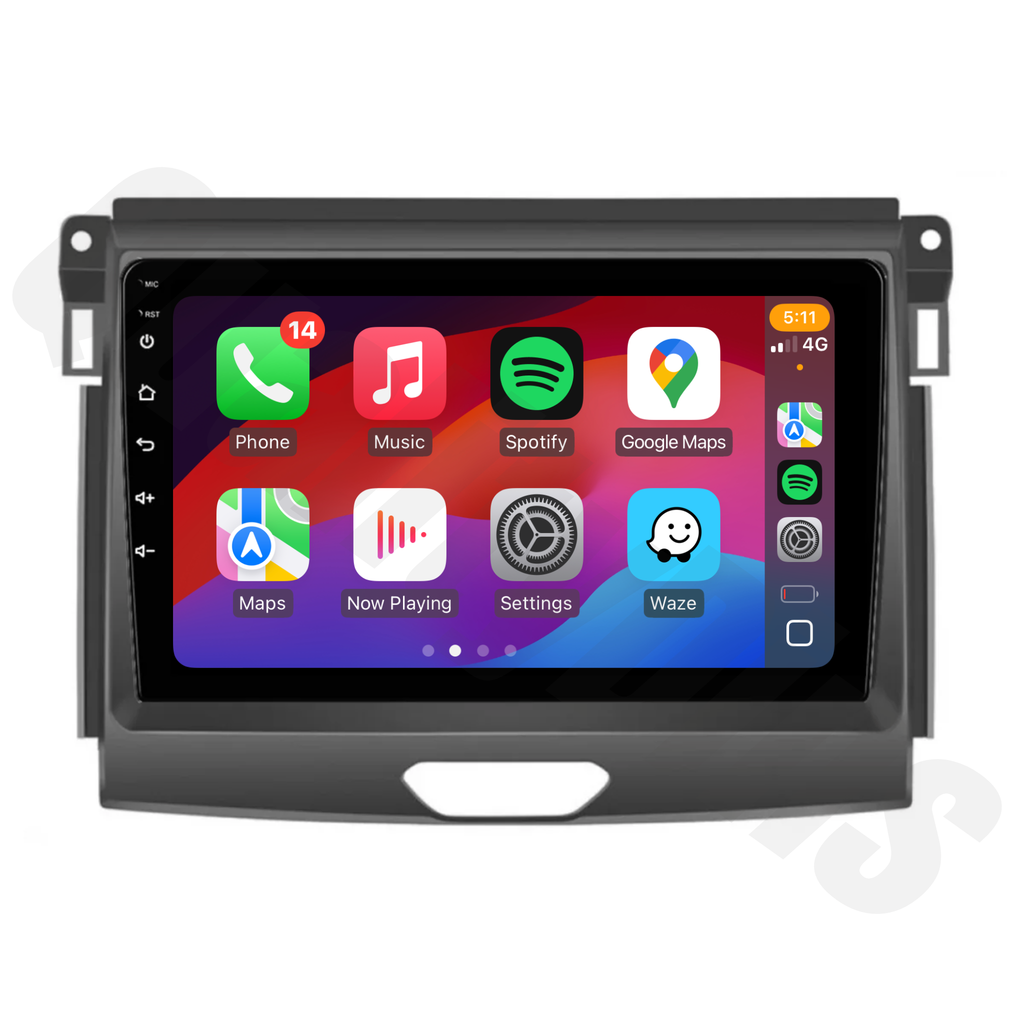 Ford Ranger PX2 2015-2019  | Apple CarPlay & Android Auto Head Unit Upgrade Kit