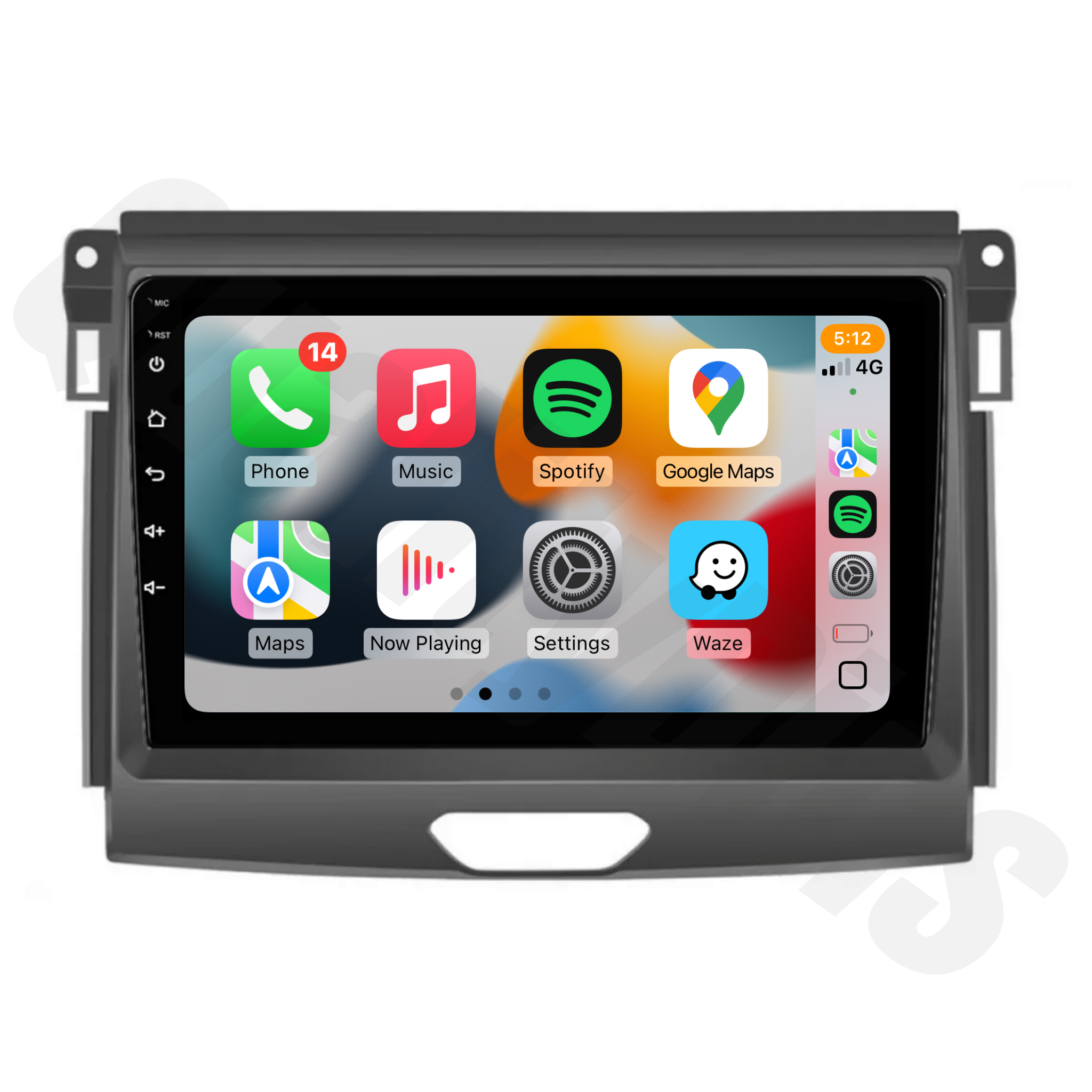 Ford Ranger PX2 2015-2019  | Apple CarPlay & Android Auto Head Unit Upgrade Kit