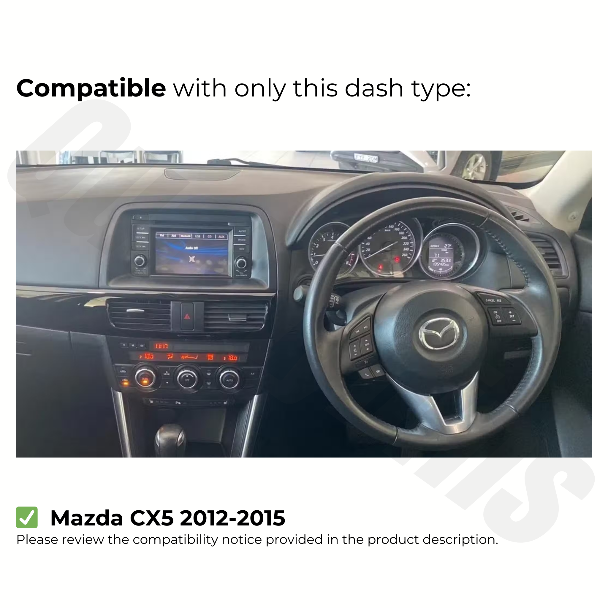 Mazda CX5 2012-2015 | Apple CarPlay & Android Auto Head Unit Upgrade Kit